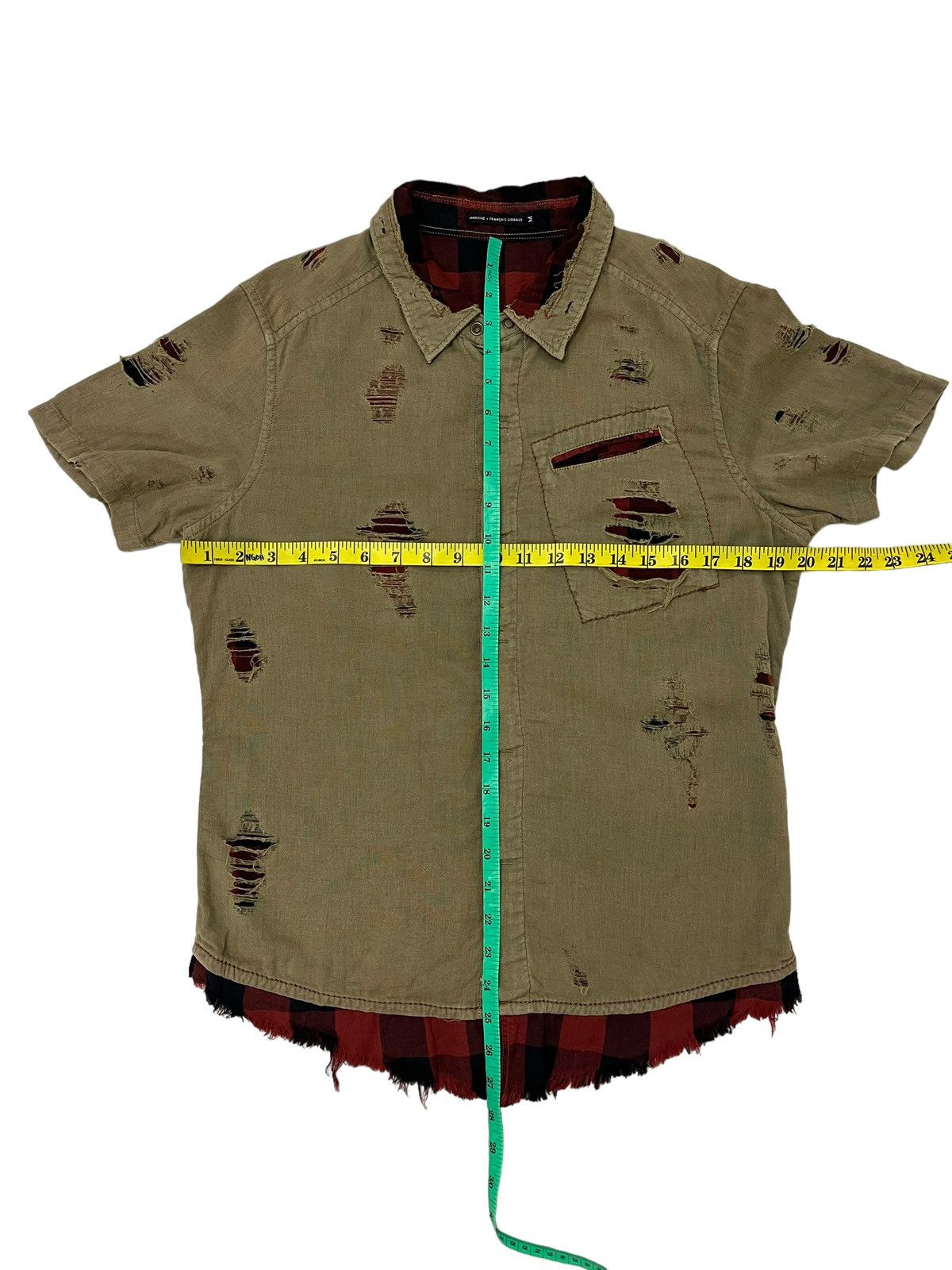 Marithe + Francois Girbaud Archival Marith Francious Girbaud Distressed Shirts Size US M / EU 48-50 / 2 - 21 Thumbnail