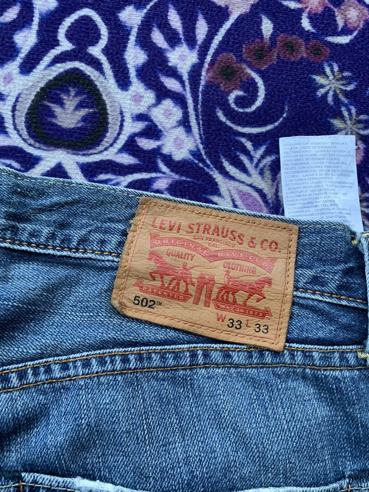 Levi's Vintage Clothing Levis 502 Distressed Denim Size US 36 / EU 52 - 11 Thumbnail