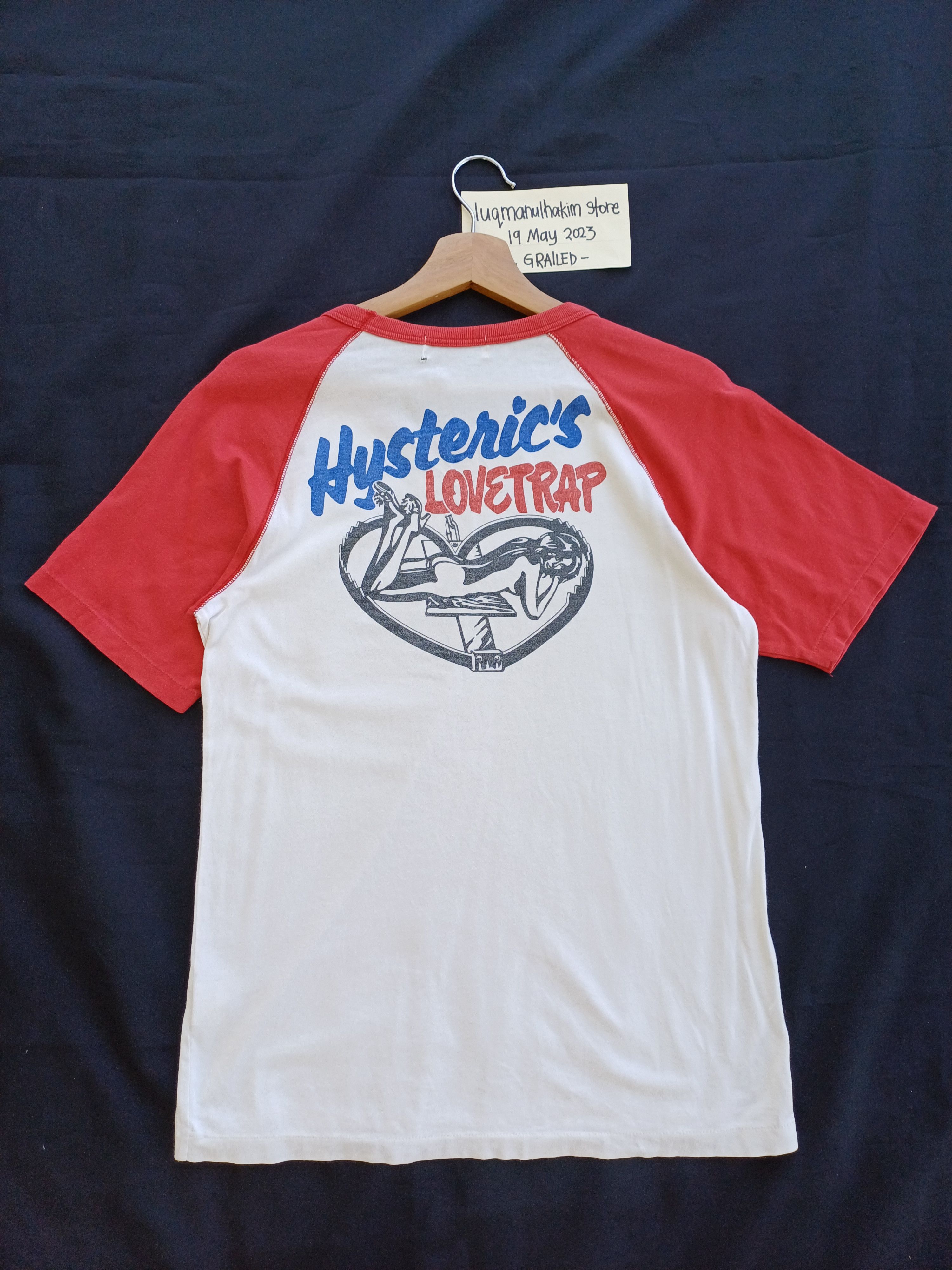 Hysteric Glamour Rare Vintage Hysteric Glamour Lovetrap Tshirt Size US S / EU 44-46 / 1 - 2 Thumbnail