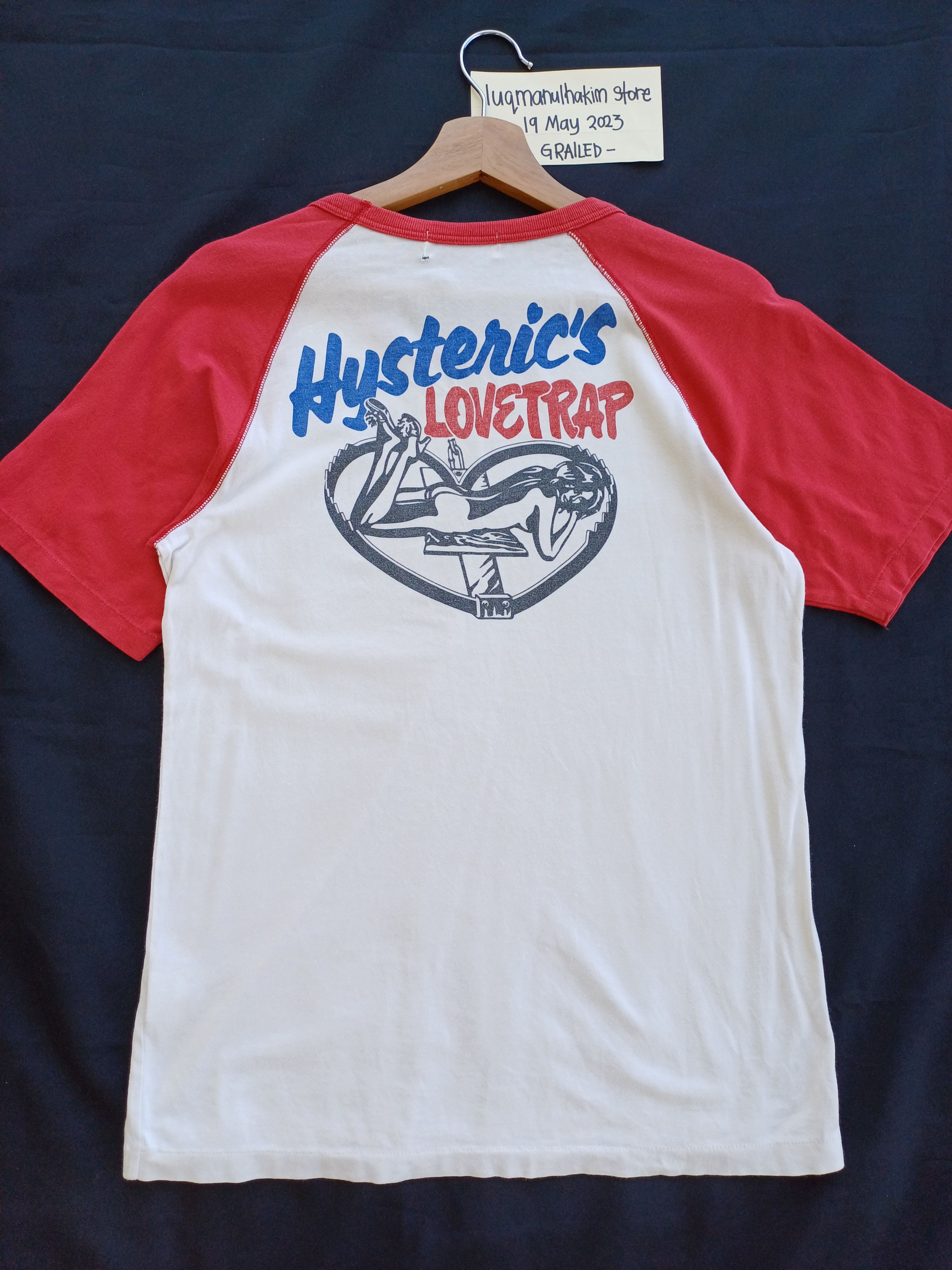 Hysteric Glamour Rare Vintage Hysteric Glamour Lovetrap Tshirt Size US S / EU 44-46 / 1 - 5 Thumbnail