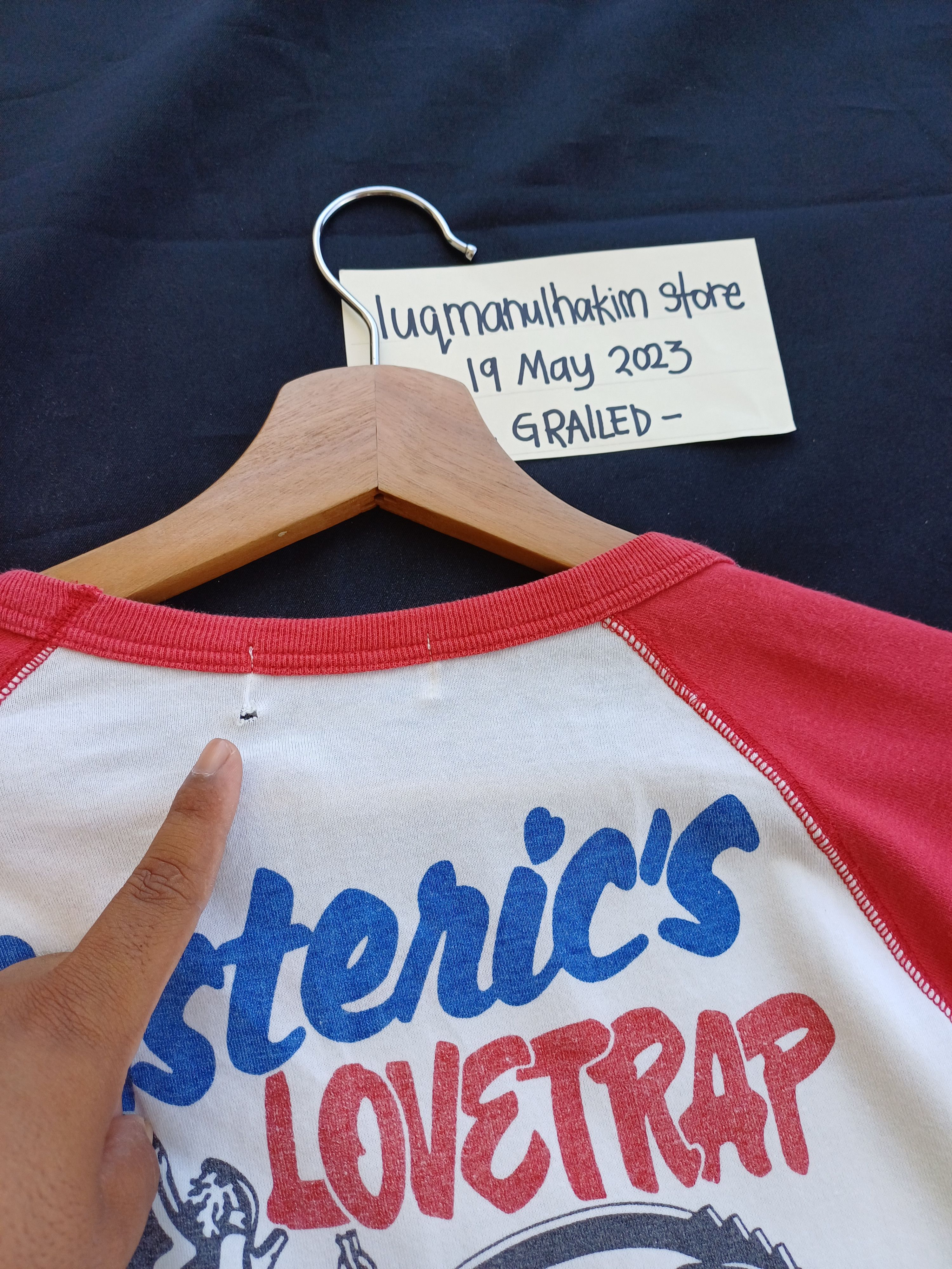 Hysteric Glamour Rare Vintage Hysteric Glamour Lovetrap Tshirt Size US S / EU 44-46 / 1 - 6 Thumbnail