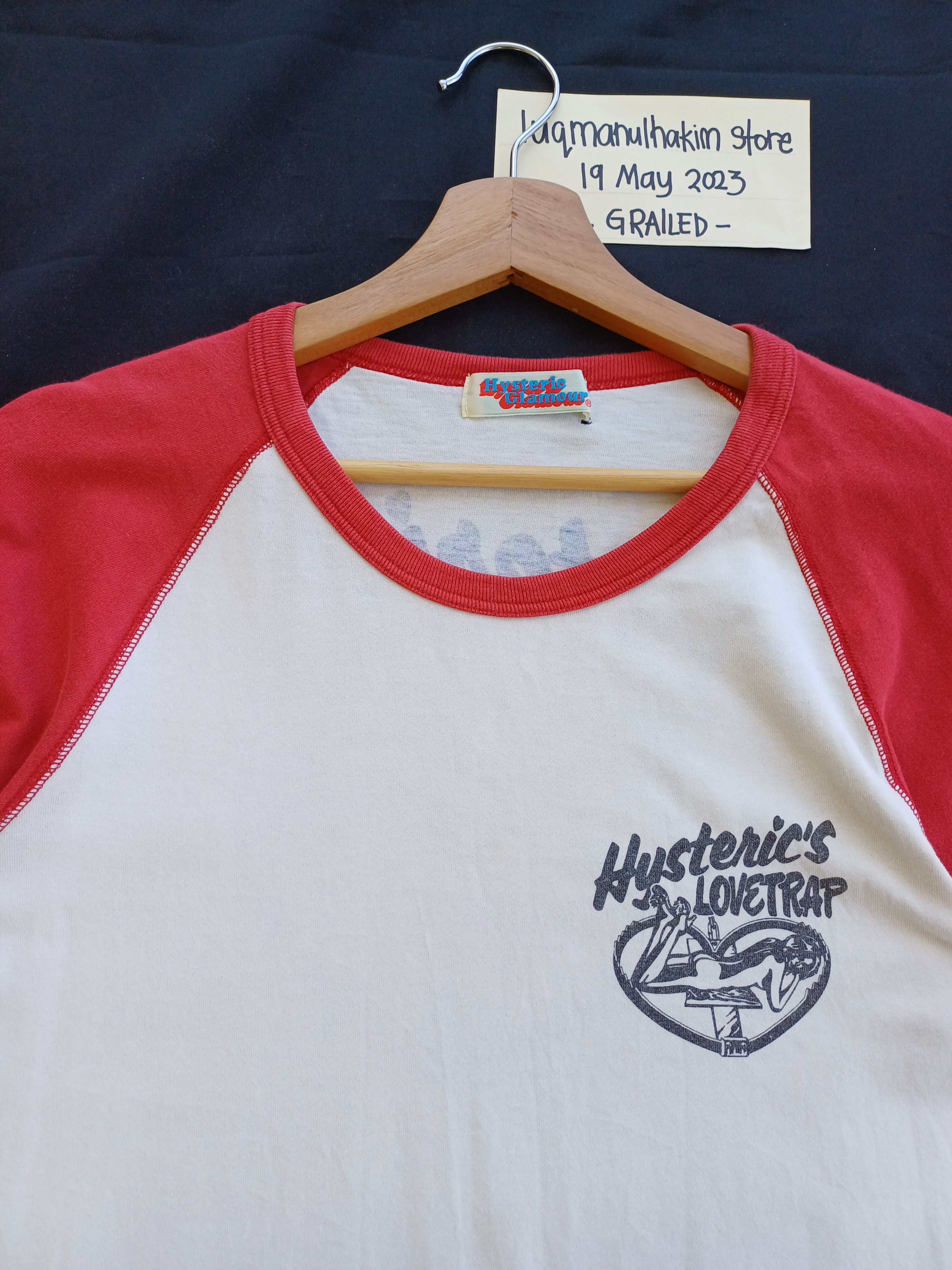 Hysteric Glamour Rare Vintage Hysteric Glamour Lovetrap Tshirt Size US S / EU 44-46 / 1 - 10 Thumbnail