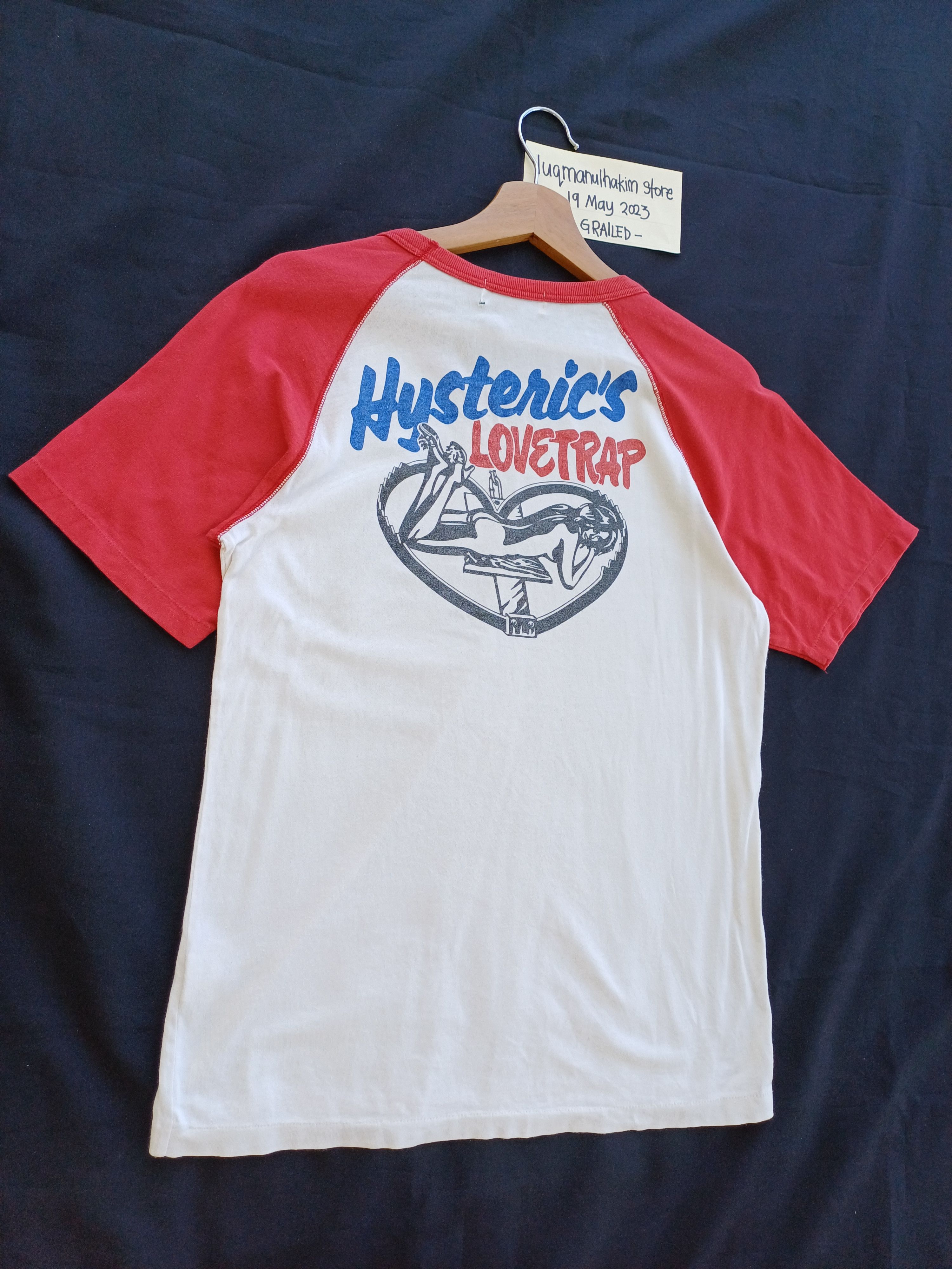 Hysteric Glamour Rare Vintage Hysteric Glamour Lovetrap Tshirt Size US S / EU 44-46 / 1 - 3 Thumbnail