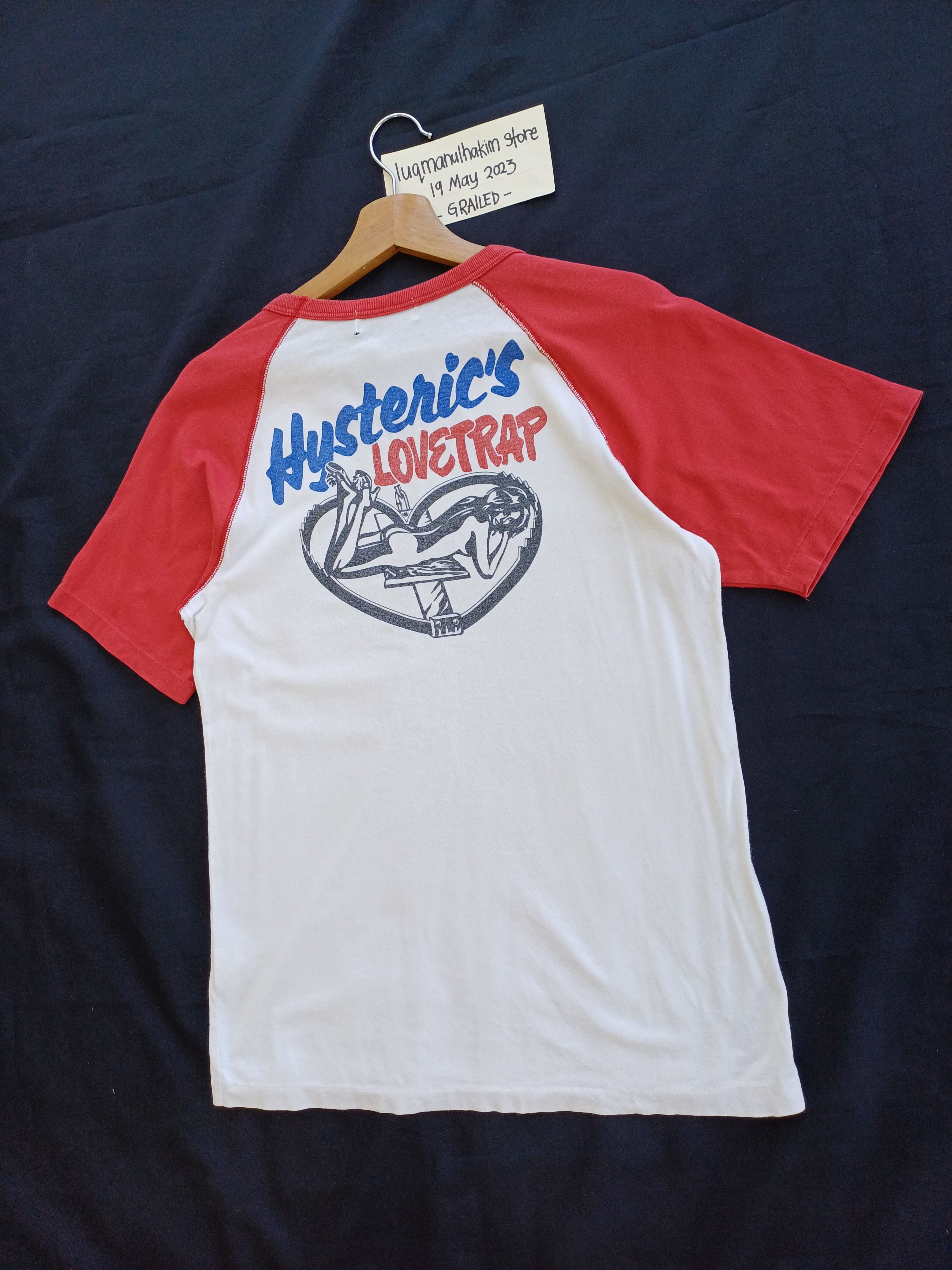 Hysteric Glamour Rare Vintage Hysteric Glamour Lovetrap Tshirt Size US S / EU 44-46 / 1 - 4 Thumbnail
