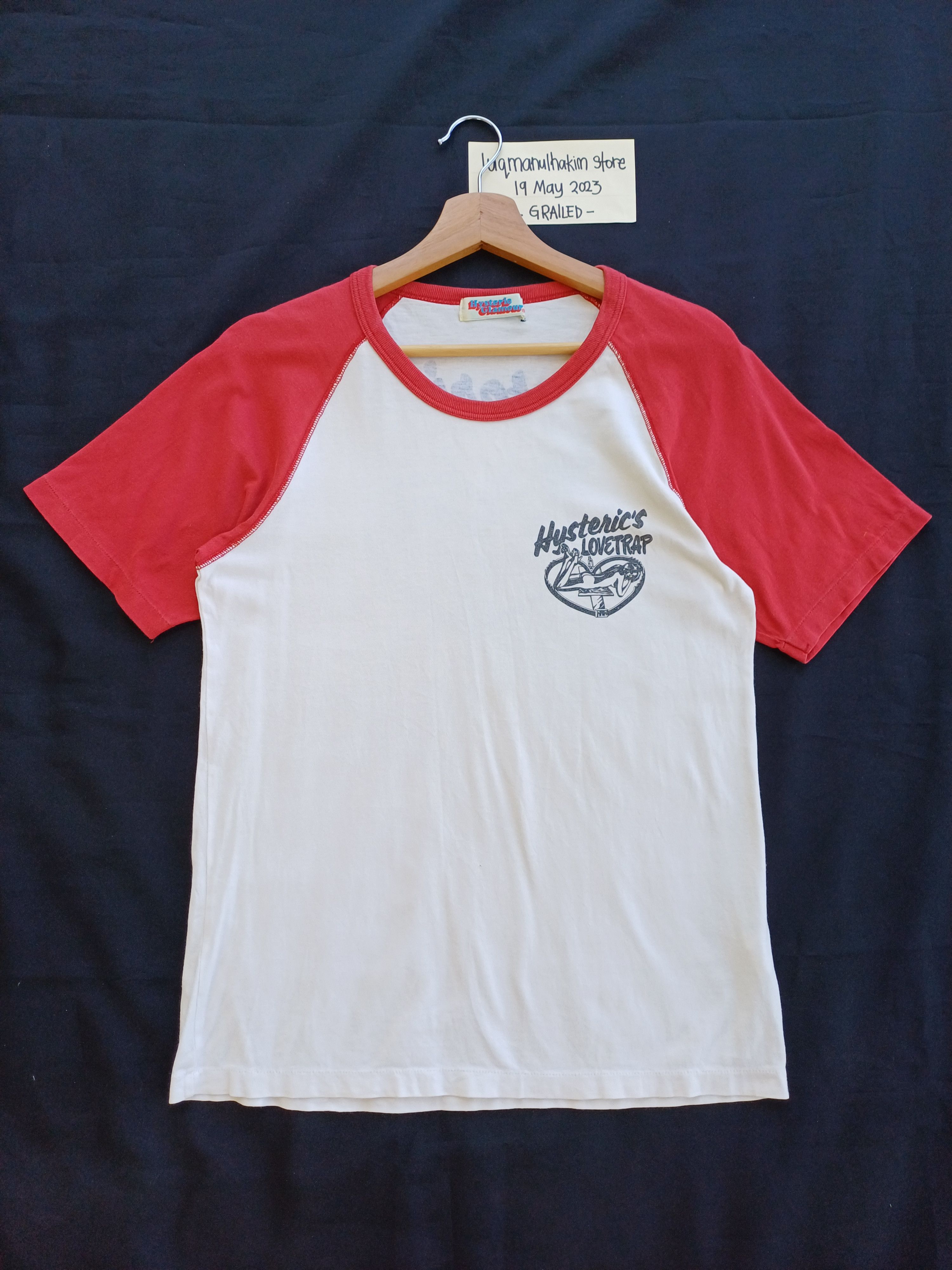 Hysteric Glamour Rare Vintage Hysteric Glamour Lovetrap Tshirt Size US S / EU 44-46 / 1 - 7 Thumbnail