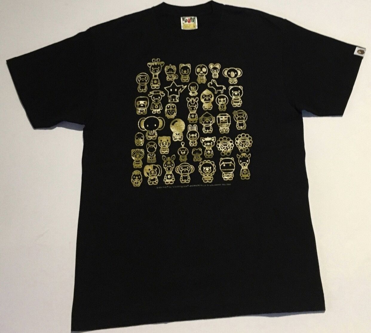 Bape Baby Milo A To Z Tee Size US L / EU 52-54 / 3 - 1 Thumbnail