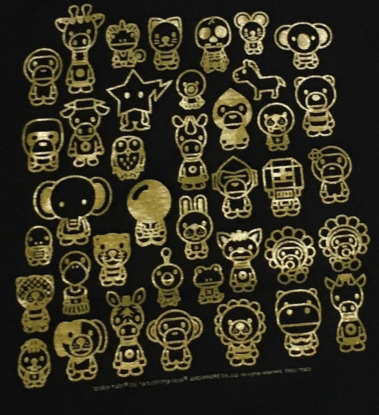 Bape Baby Milo A To Z Tee Size US L / EU 52-54 / 3 - 3 Thumbnail