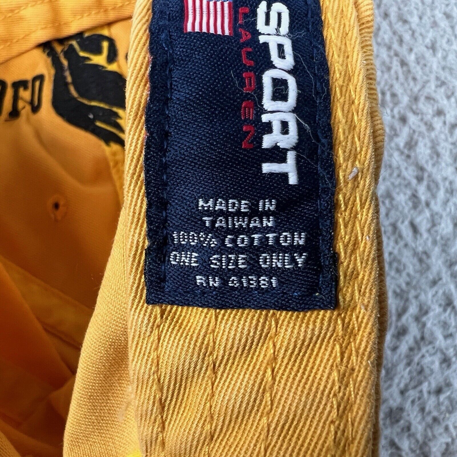 Polo Ralph Lauren Vintage Polo Ralph Lauren Polo Sport Pwing Hat Cap RARE Size ONE SIZE - 8 Thumbnail