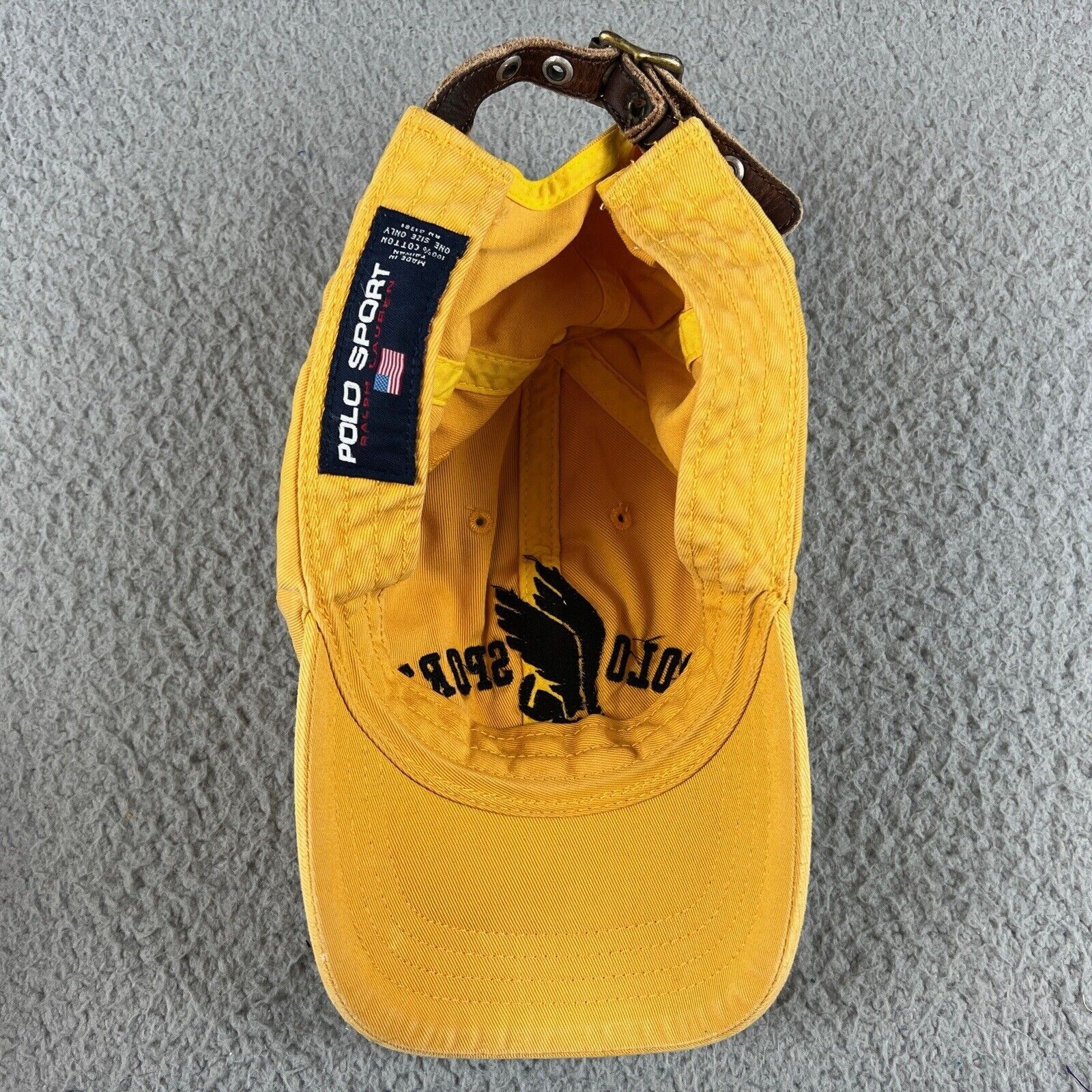 Polo Ralph Lauren Vintage Polo Ralph Lauren Polo Sport Pwing Hat Cap RARE Size ONE SIZE - 5 Thumbnail