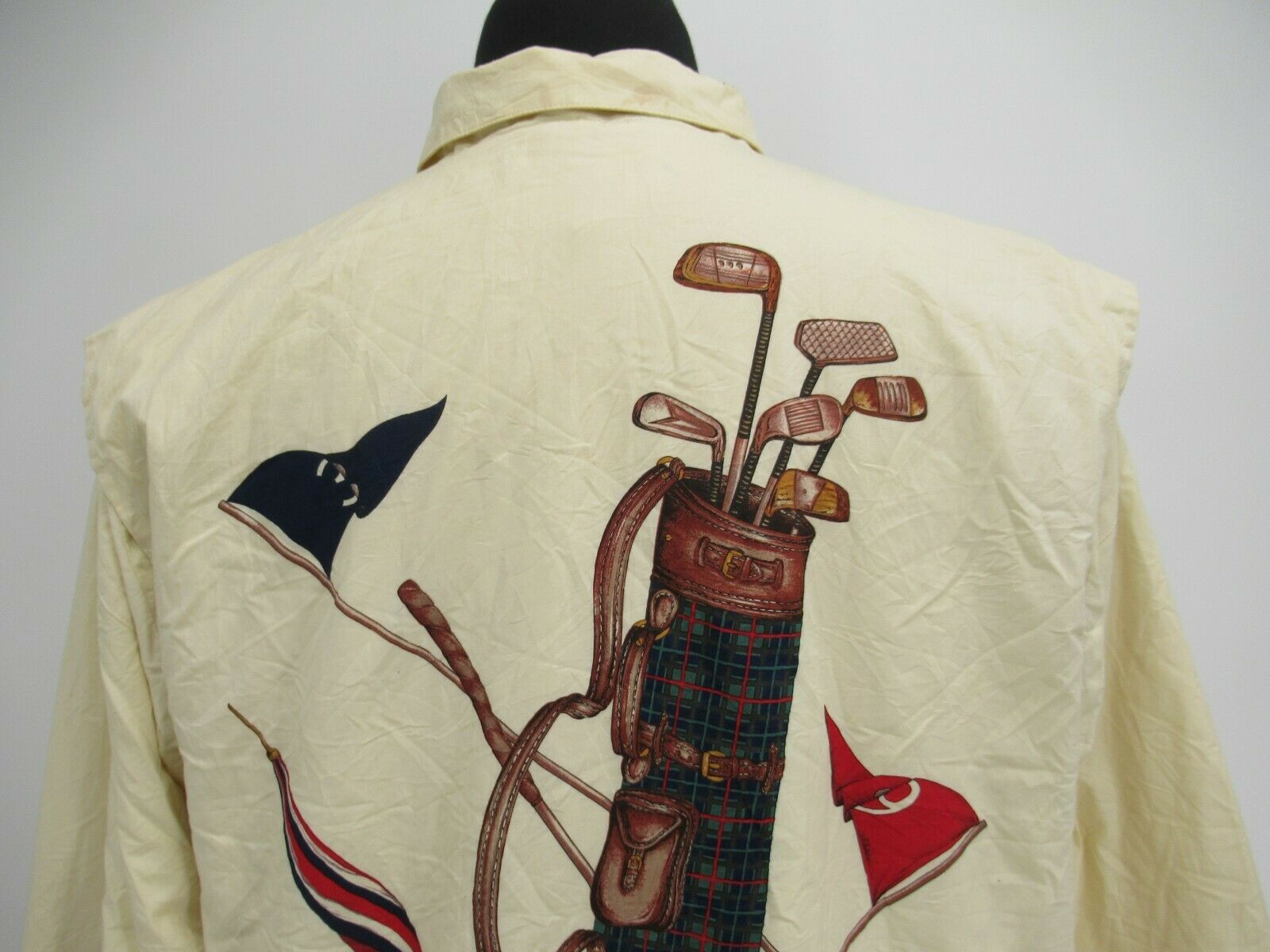 Polo Ralph Lauren Vintage Polo Ralph Lauren Golf Bag Graphic Jacket XL Size US XL / EU 56 / 4 - 15 Thumbnail