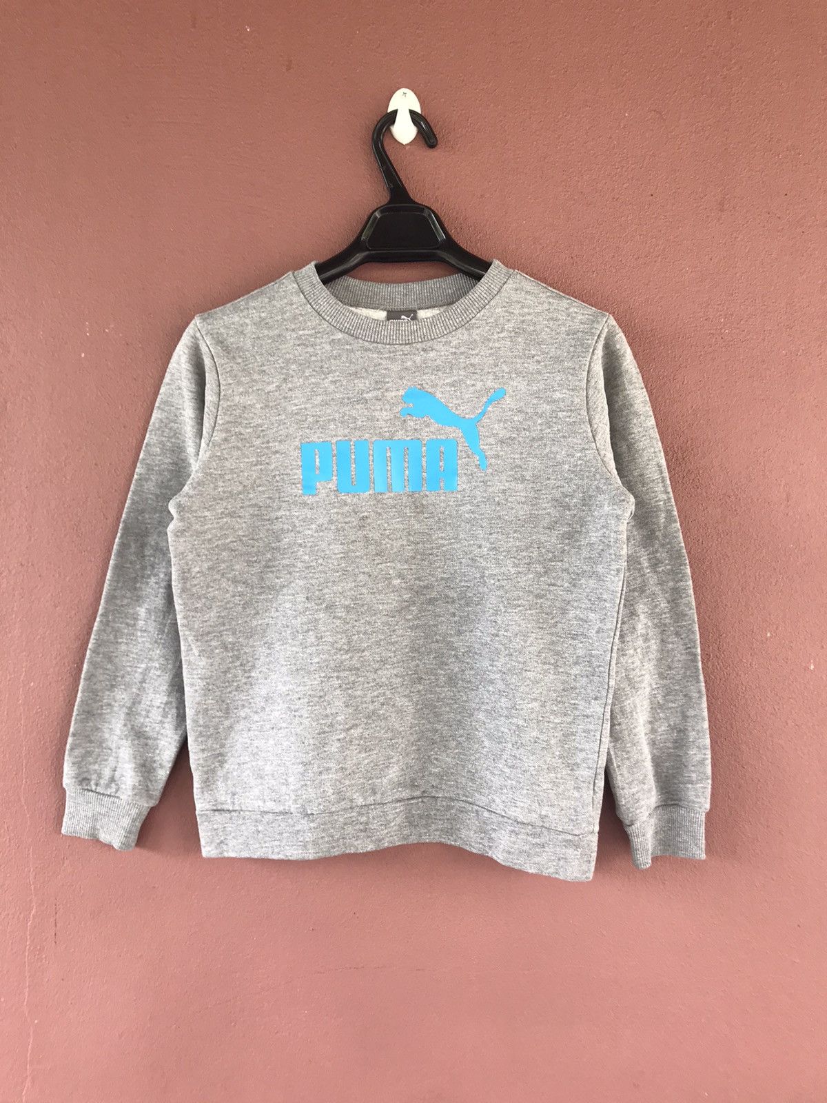 Puma Puma blue logo sweatshirt size S Size US S / EU 44-46 / 1 - 1 Thumbnail