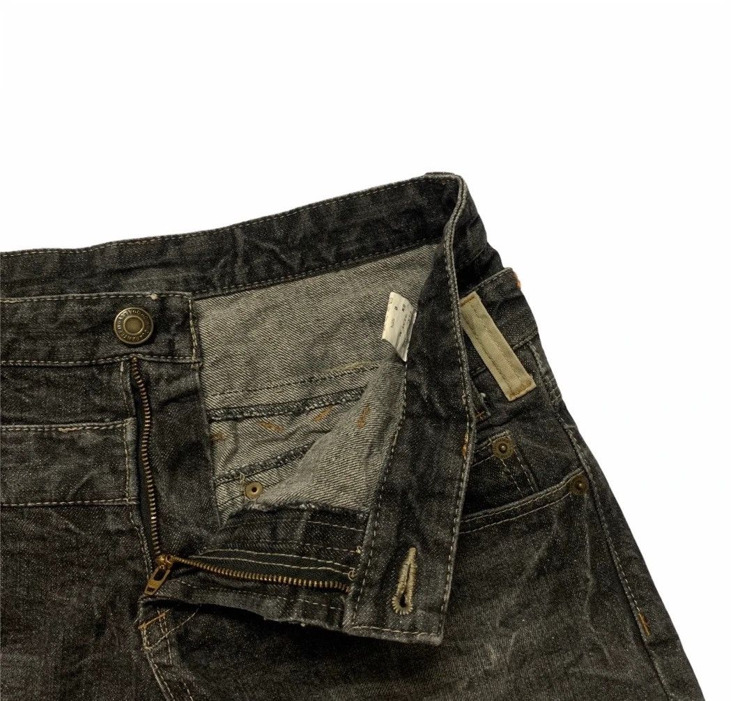 Seditionaries Japanese Vtg Double Waist Jeans Storm Wash Denim Short Pants Size US 32 / EU 48 - 6 Thumbnail