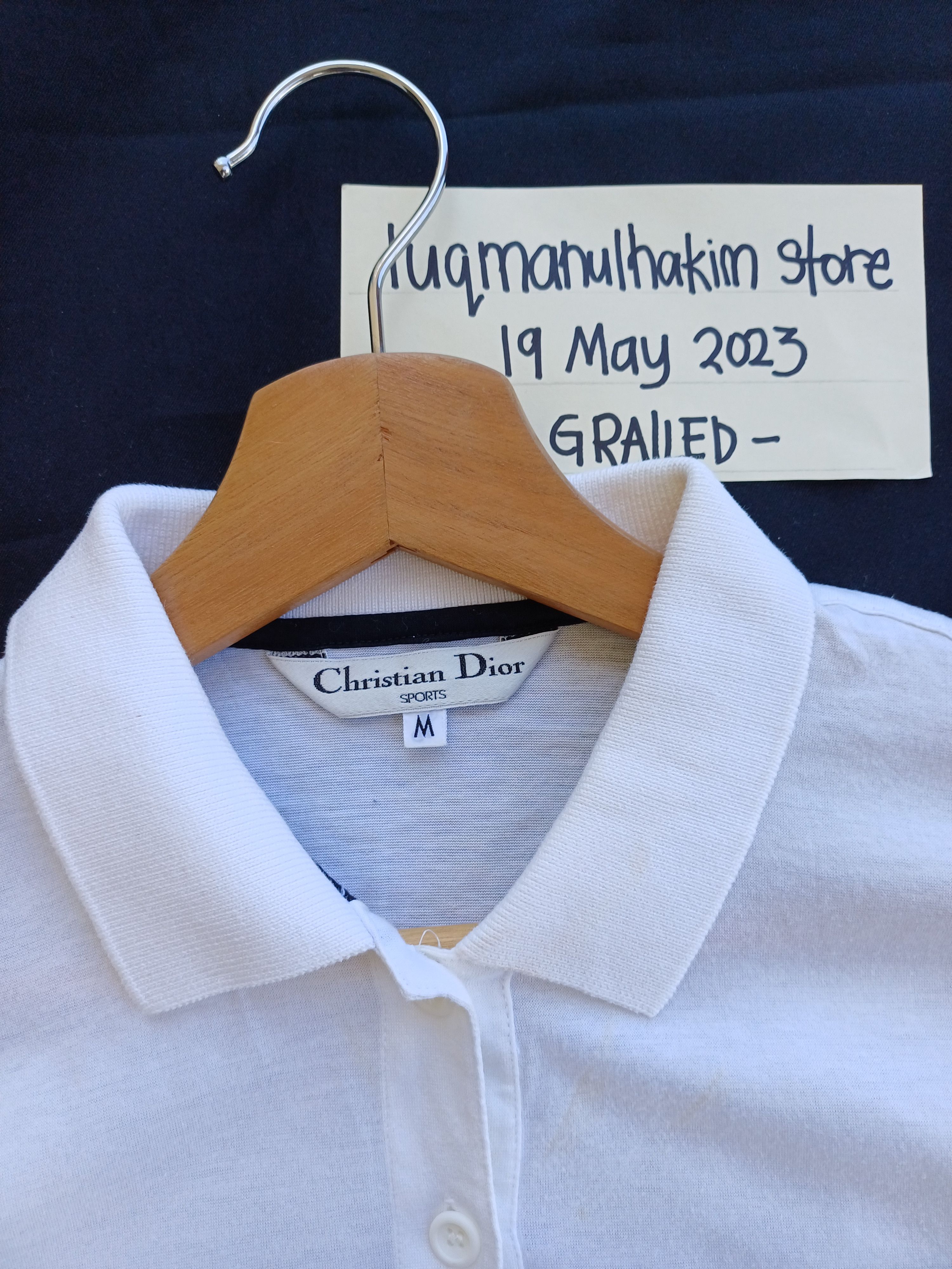 Christian Dior Monsieur Rare Vintage Christian Dior Sports Polo Shirt Size US M / EU 48-50 / 2 - 10 Thumbnail
