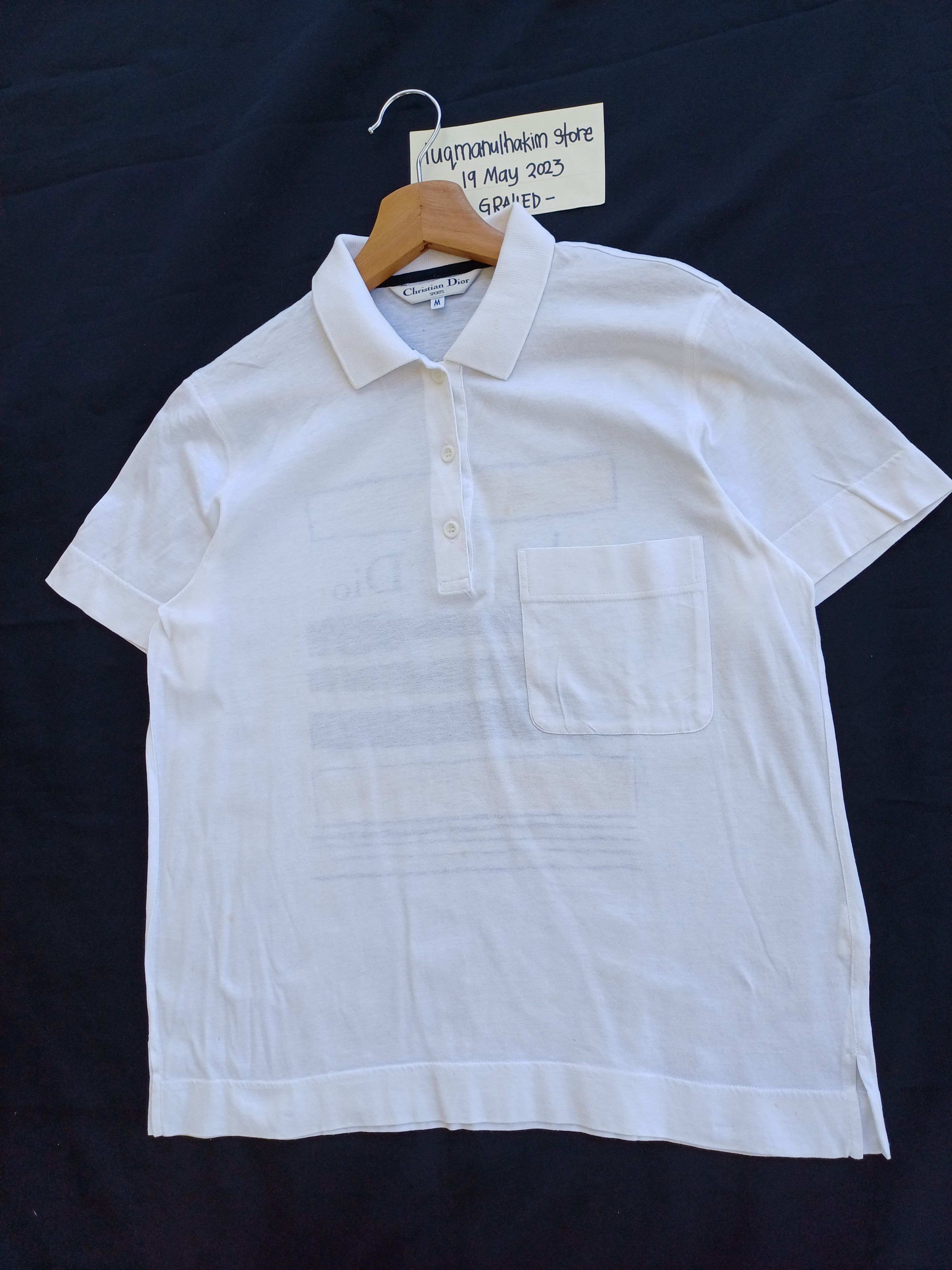 Christian Dior Monsieur Rare Vintage Christian Dior Sports Polo Shirt Size US M / EU 48-50 / 2 - 8 Thumbnail