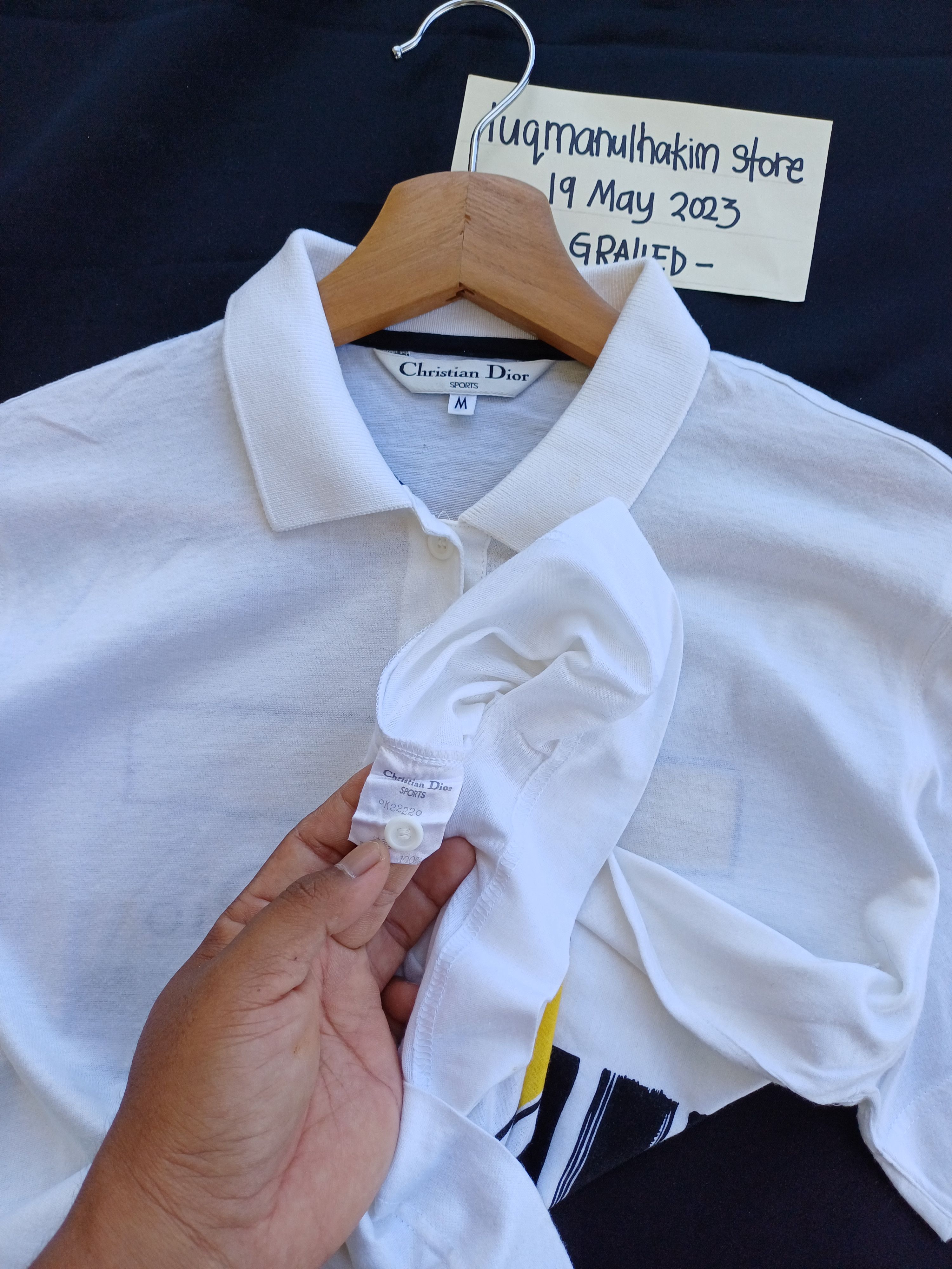 Christian Dior Monsieur Rare Vintage Christian Dior Sports Polo Shirt Size US M / EU 48-50 / 2 - 12 Thumbnail