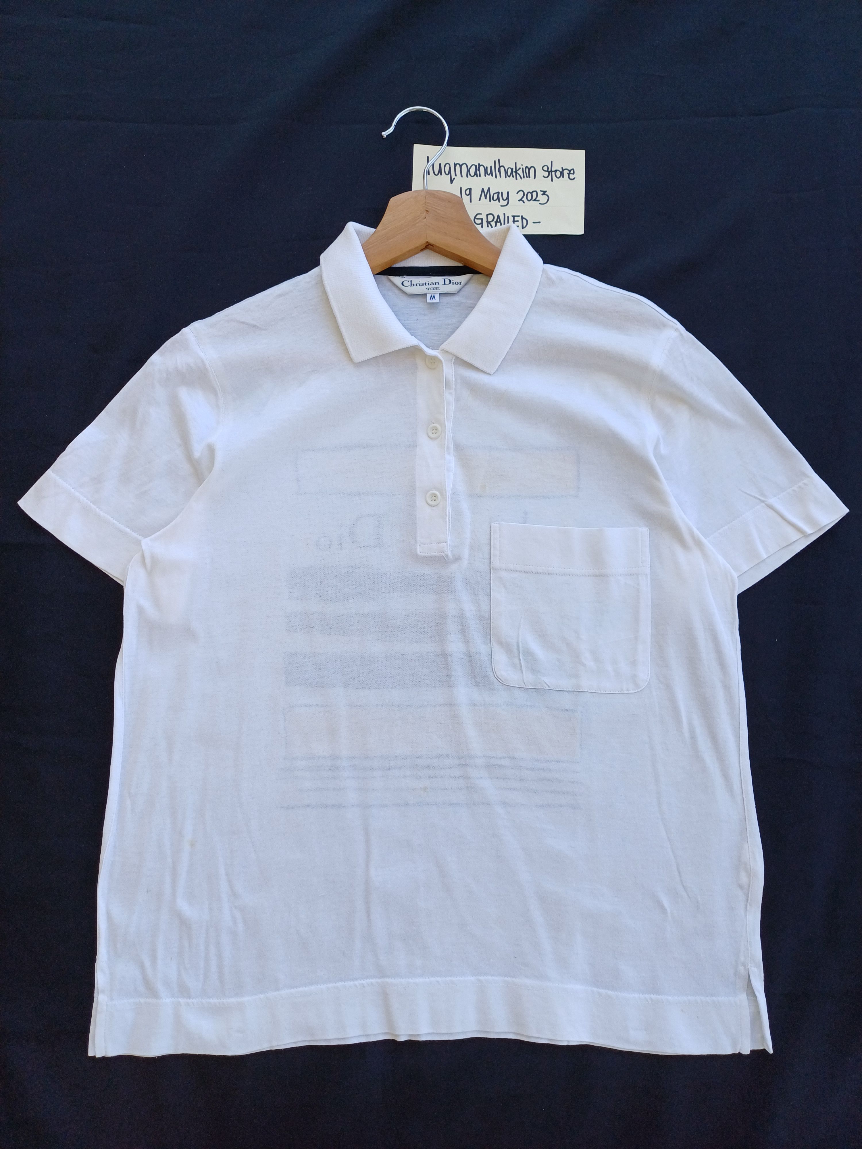 Christian Dior Monsieur Rare Vintage Christian Dior Sports Polo Shirt Size US M / EU 48-50 / 2 - 6 Thumbnail