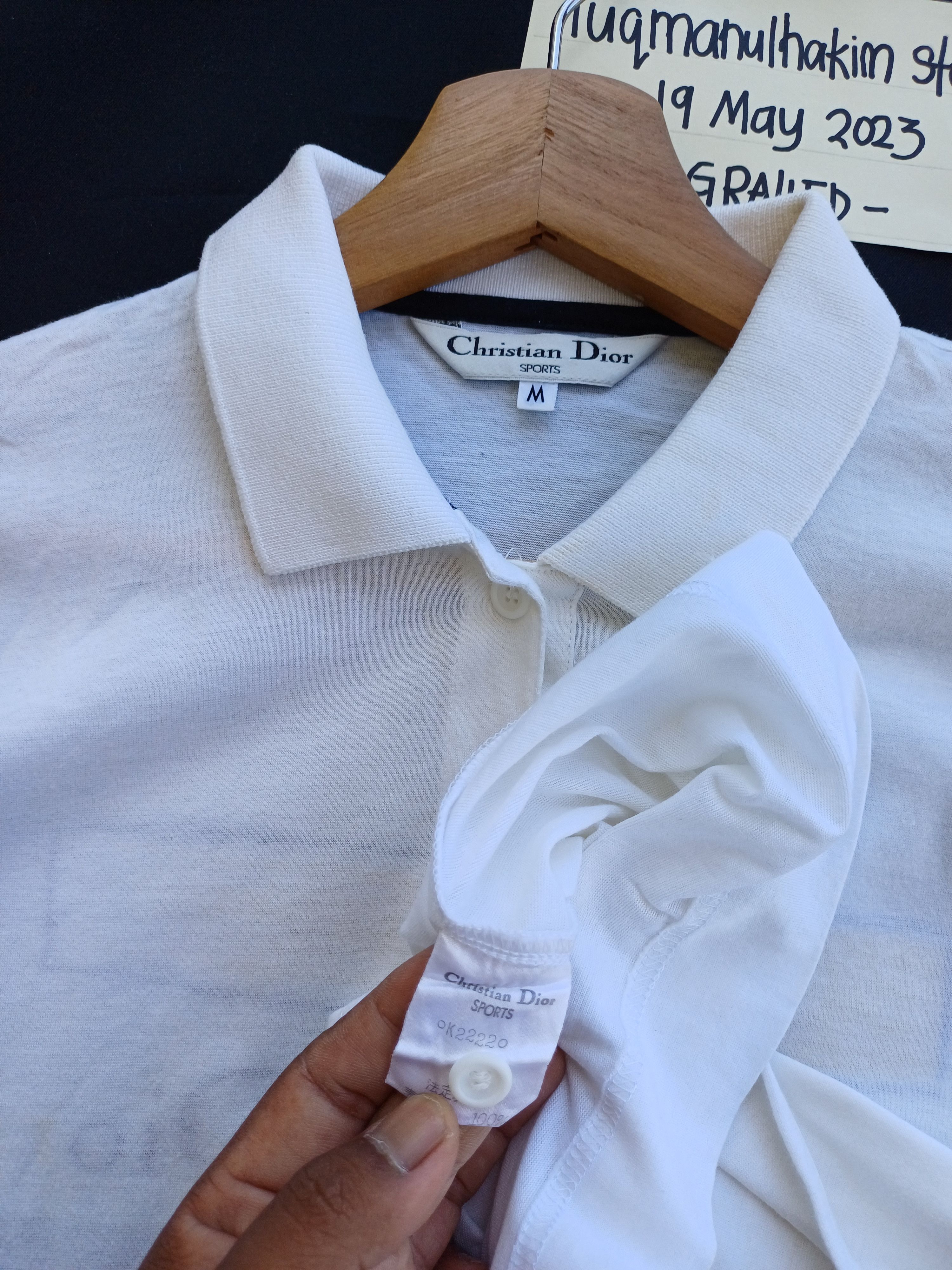 Christian Dior Monsieur Rare Vintage Christian Dior Sports Polo Shirt Size US M / EU 48-50 / 2 - 13 Thumbnail