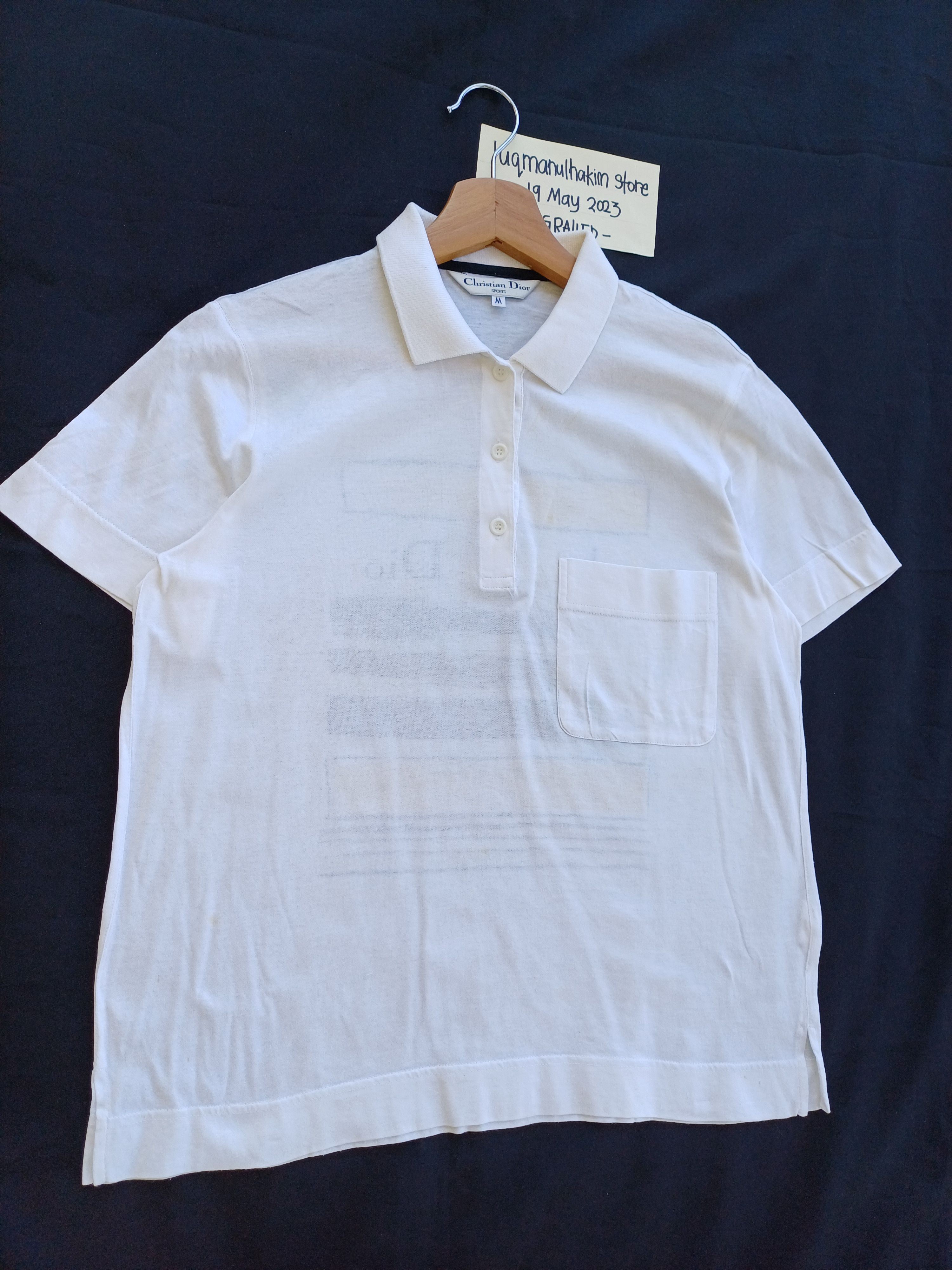Christian Dior Monsieur Rare Vintage Christian Dior Sports Polo Shirt Size US M / EU 48-50 / 2 - 7 Thumbnail