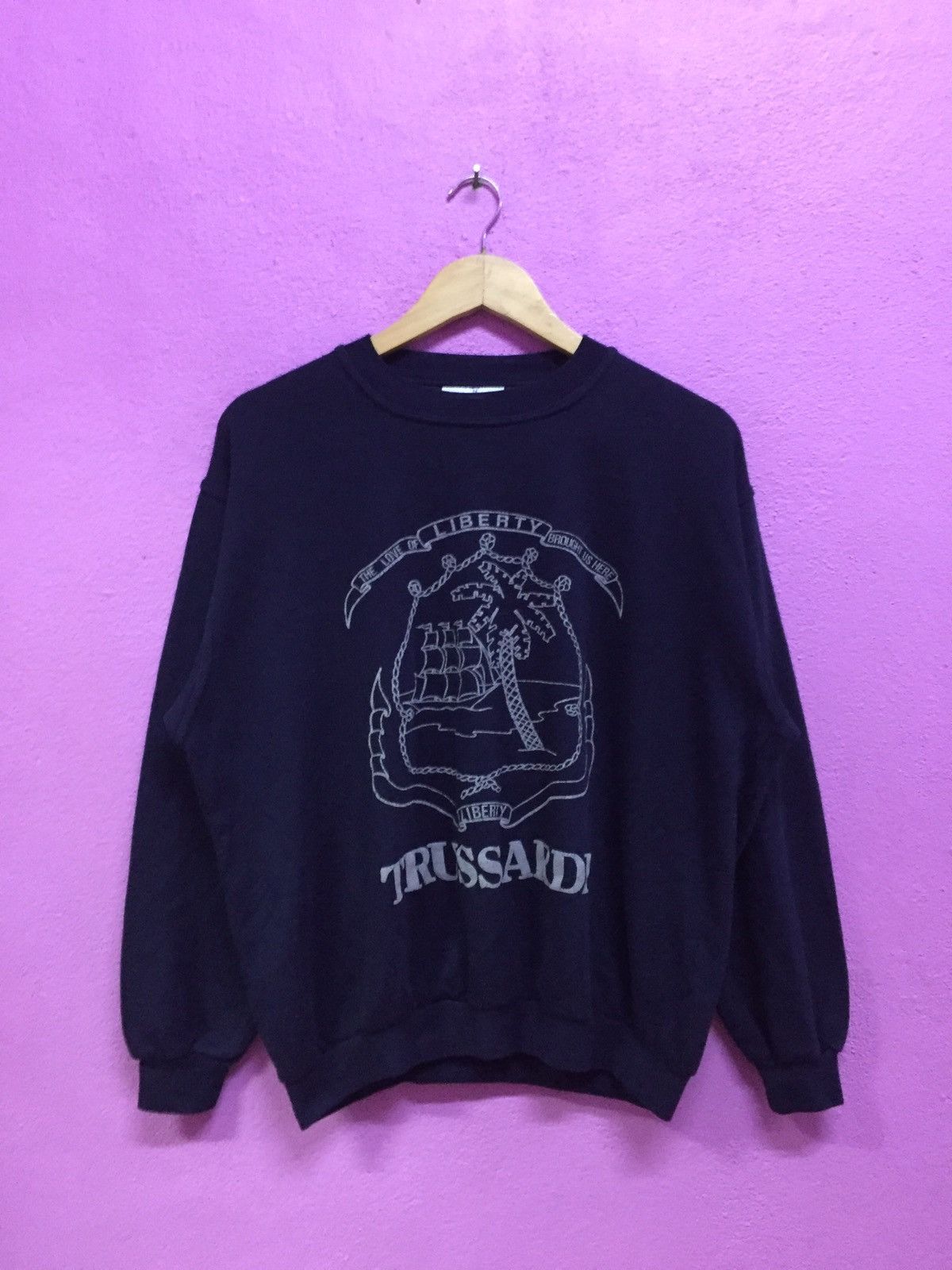 Trussardi Vintage 90’s Trussardi Sweatshirts Size US M / EU 48-50 / 2 - 1 Thumbnail