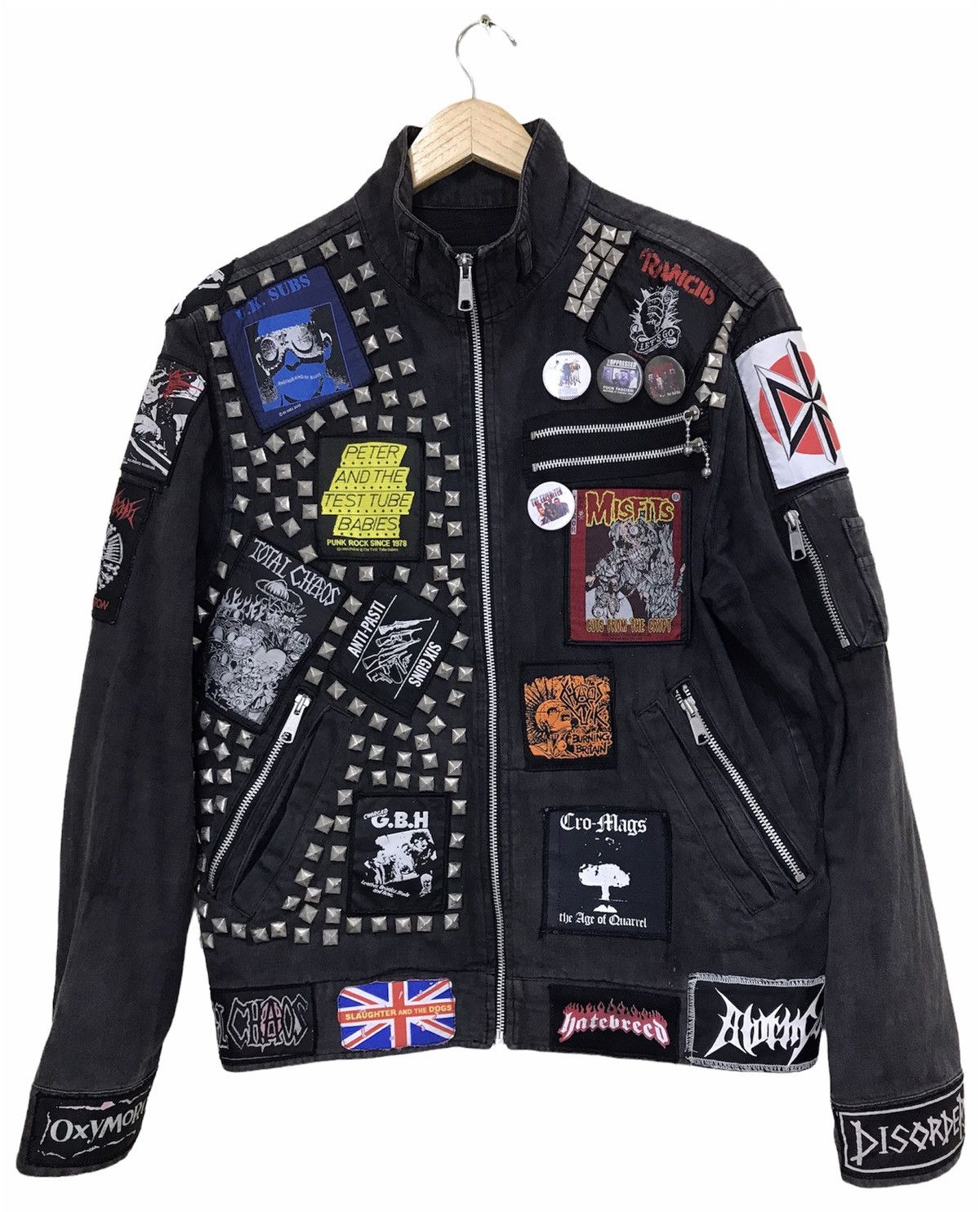 Band Tees Jacket punk………. Size US L / EU 52-54 / 3 - 2 Thumbnail