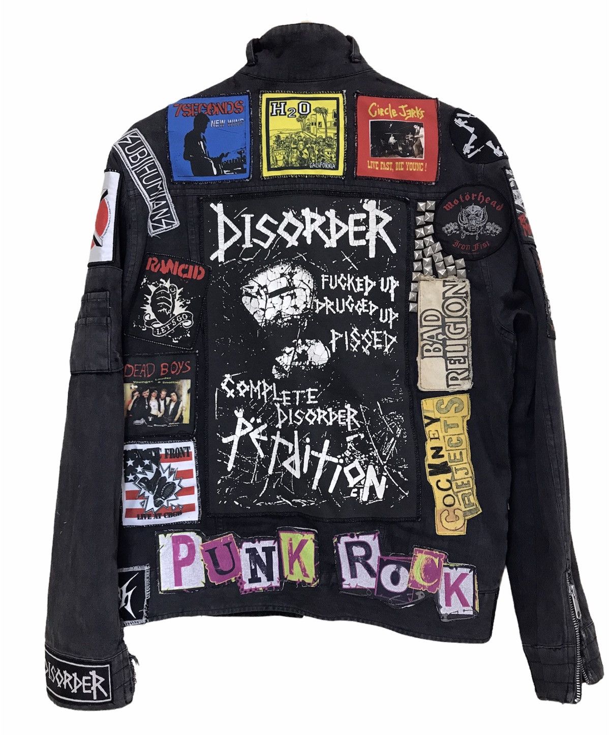 Band Tees Jacket punk………. Size US L / EU 52-54 / 3 - 1 Thumbnail