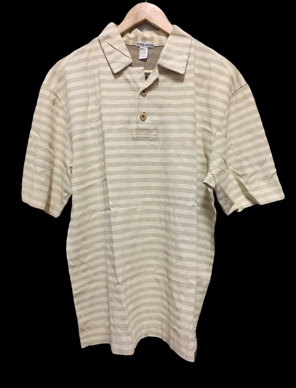 Stone Island Vintage!!! Stone island Stripes Polo Shirt Size US L / EU 52-54 / 3 - 1 Thumbnail