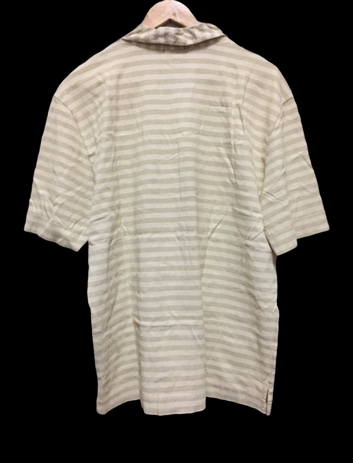 Stone Island Vintage!!! Stone island Stripes Polo Shirt Size US L / EU 52-54 / 3 - 8 Thumbnail