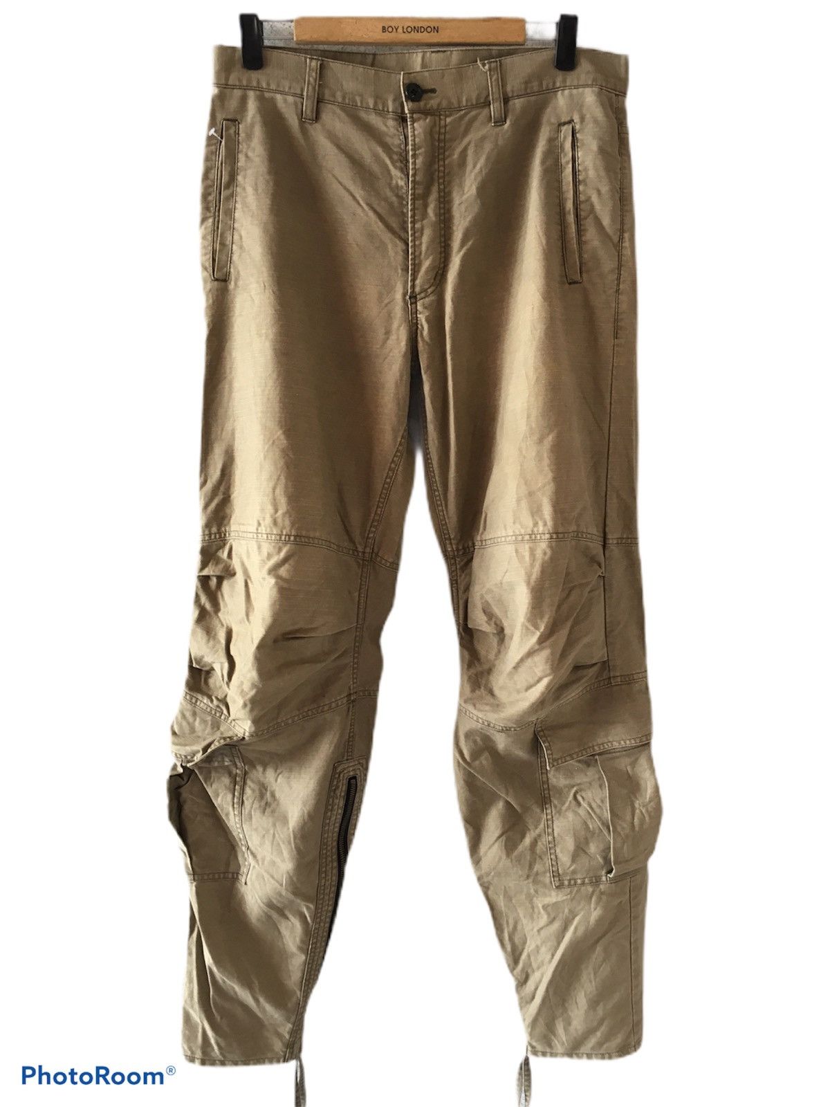 Japanese Brand × PPFM × Seditionaries 🔥STEALS🔥PPFM BONDAGE PUNK PARACHUTE ANKLE ZIP TROUSERS Size US 33 - 2 Thumbnail