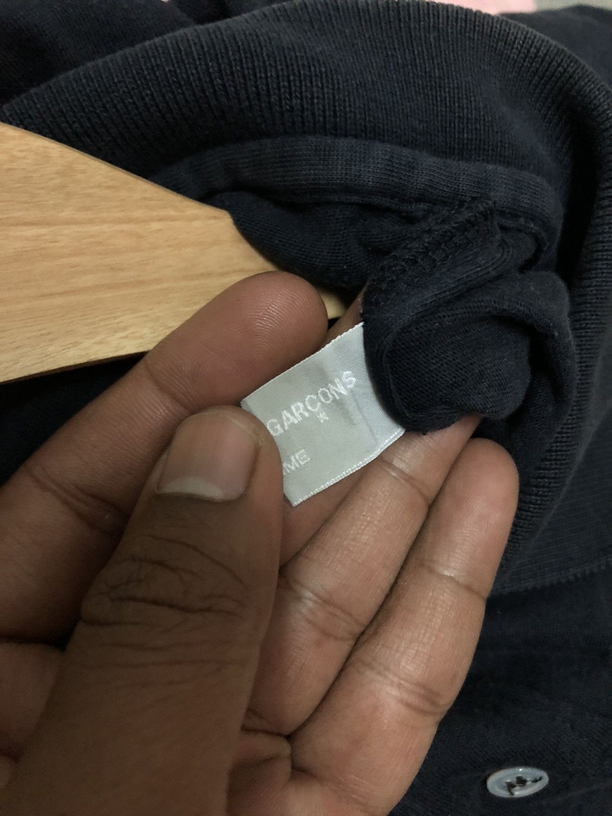Comme des Garcons COMME DES GARÇONS HOMME POLO PLAIN Size US L / EU 52-54 / 3 - 3 Thumbnail