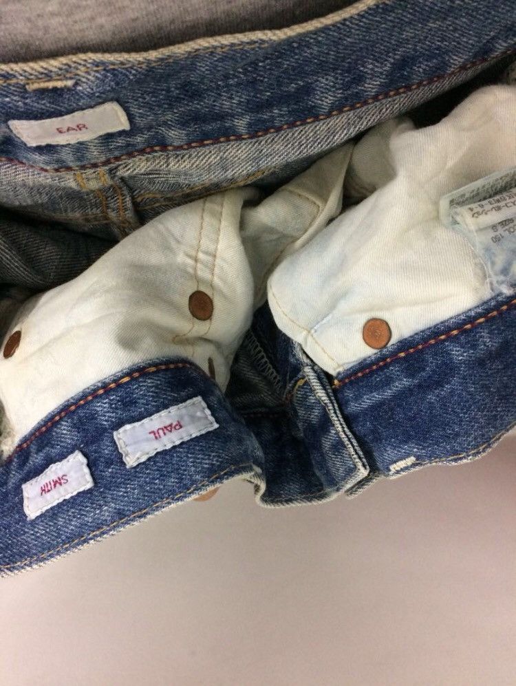 Paul Smith THRASHED SELVEDGE DENIM PATCHWORK DESIGN BY PAUL SMITH Size US 32 / EU 48 - 15 Thumbnail