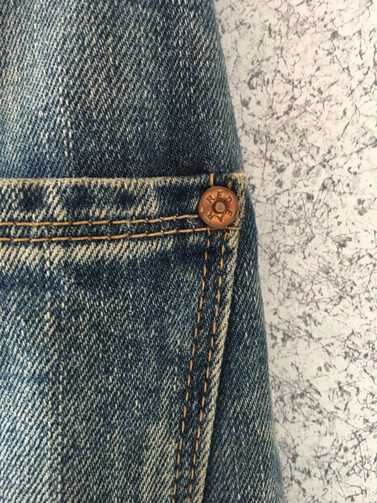 Paul Smith THRASHED SELVEDGE DENIM PATCHWORK DESIGN BY PAUL SMITH Size US 32 / EU 48 - 12 Thumbnail