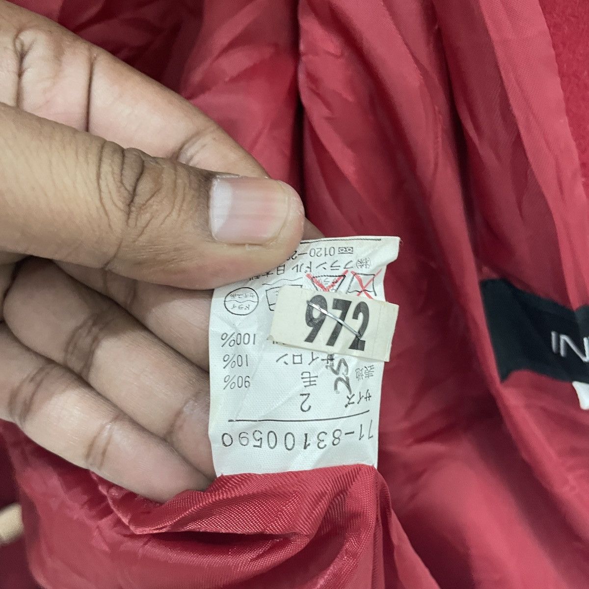Japanese Brand Vintage Ined By Yohji Yamamoto Duffel Jacket Size XL / US 12-14 / IT 48-50 - 6 Thumbnail