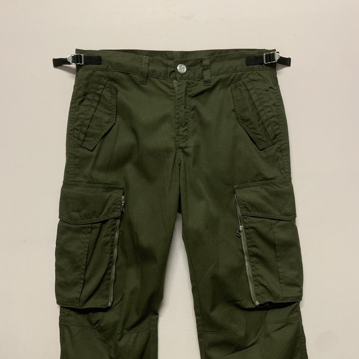 Japanese Brand Takeo Kikuchi 30x31 Trousers Big Pocket Combat Cargo Pants Size US 30 / EU 46 - 3 Thumbnail
