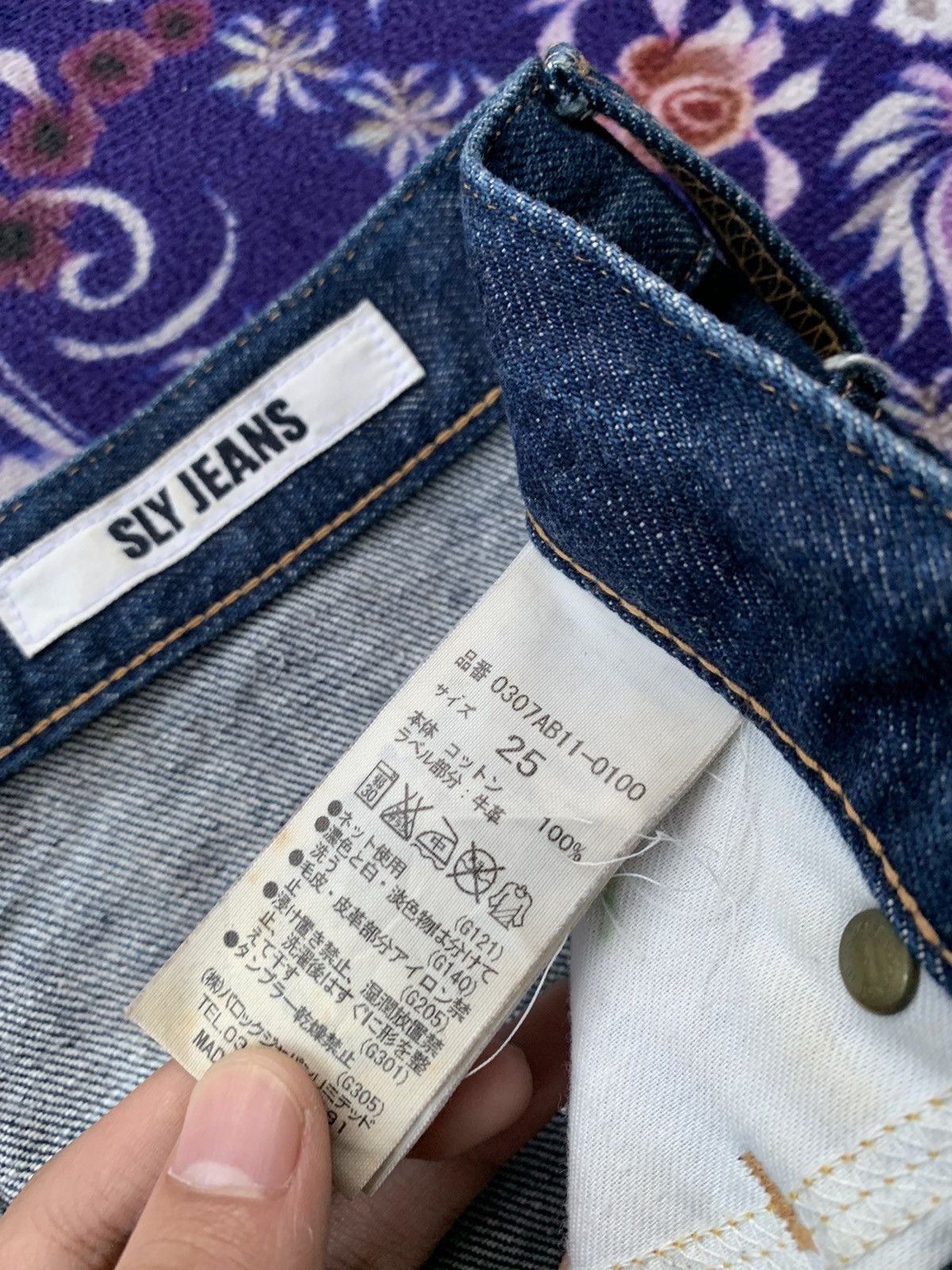 Japanese Brand Vintage SLY Jeans Japanese Brand Denim Size US 26 / EU 42 - 6 Thumbnail