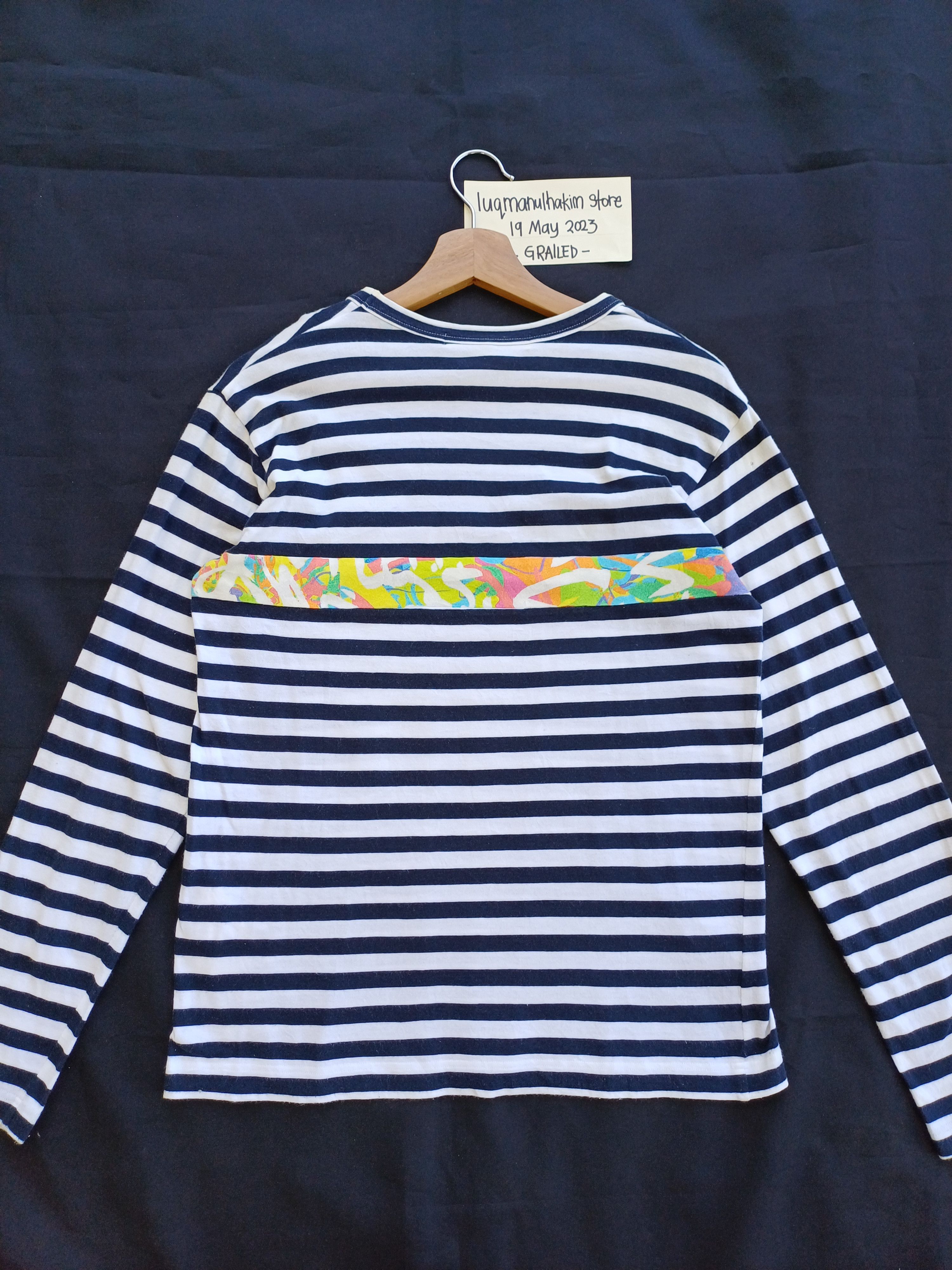 Comme des Garcons Vintage CDG Comme Des Garcons Stripes Longsleeve Shirt Size US M / EU 48-50 / 2 - 14 Thumbnail