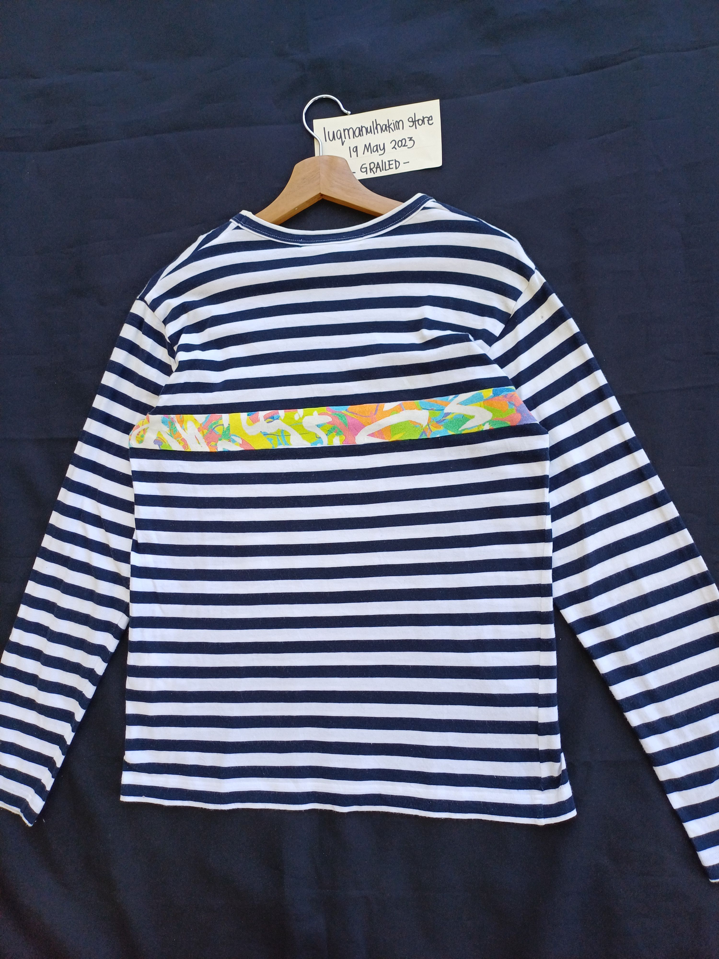 Comme des Garcons Vintage CDG Comme Des Garcons Stripes Longsleeve Shirt Size US M / EU 48-50 / 2 - 16 Thumbnail