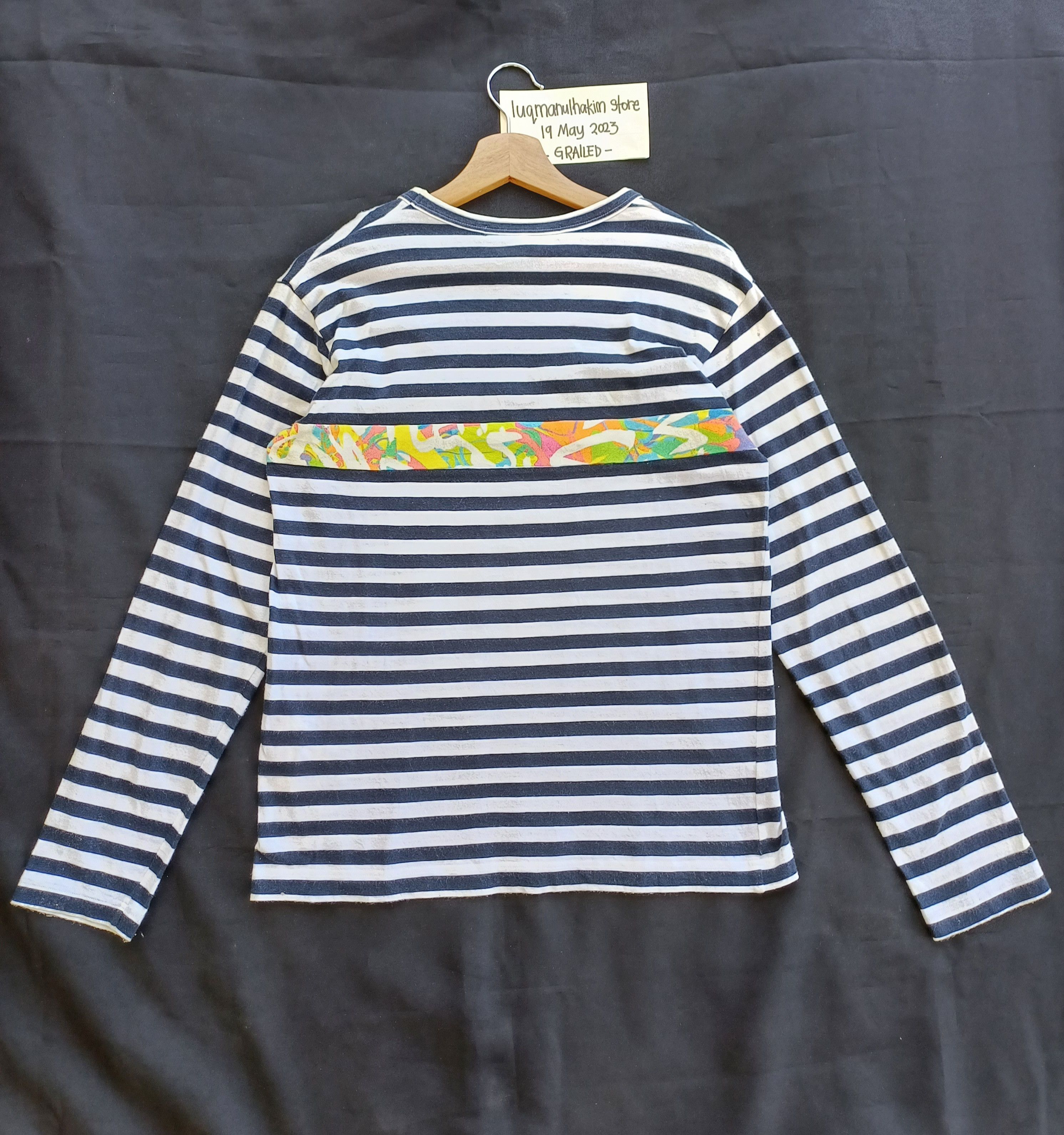 Comme des Garcons Vintage CDG Comme Des Garcons Stripes Longsleeve Shirt Size US M / EU 48-50 / 2 - 13 Thumbnail