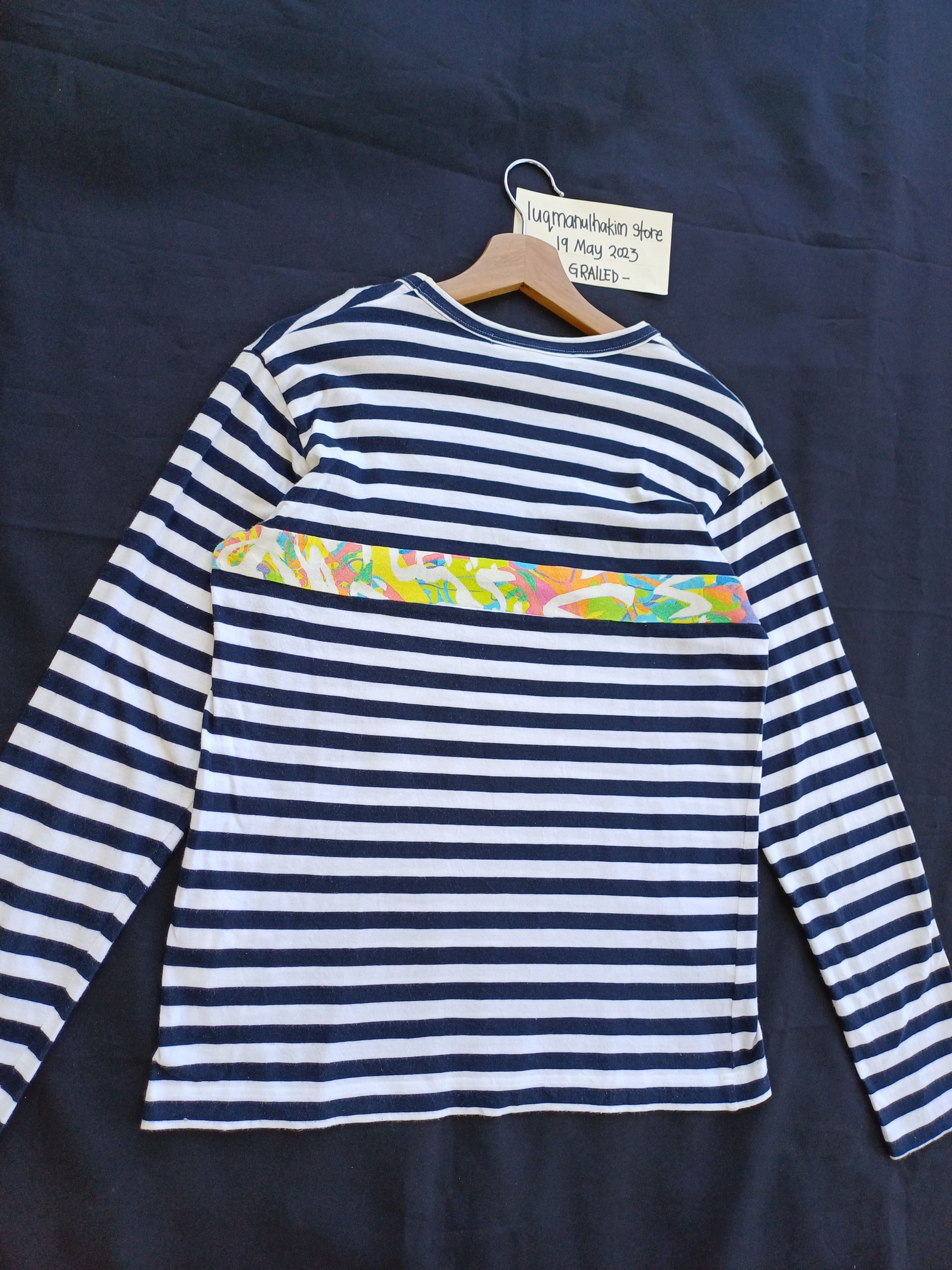 Comme des Garcons Vintage CDG Comme Des Garcons Stripes Longsleeve Shirt Size US M / EU 48-50 / 2 - 15 Thumbnail