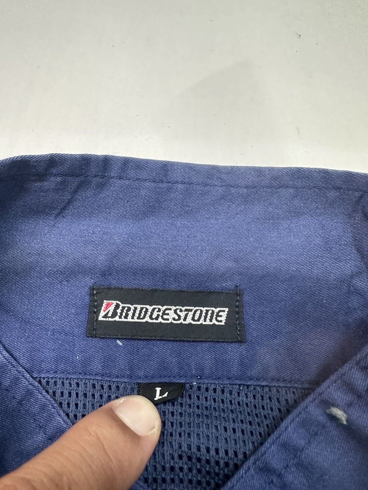 Other Bridgestone motorsports bike cotton light jacket Size US L / EU 52-54 / 3 - 8 Thumbnail