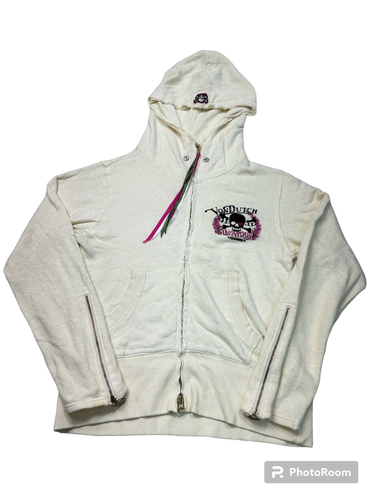 Von Dutch VonDutch skull head hoodie stretchable sweater Size S / US 4 / IT 40 - 2 Thumbnail