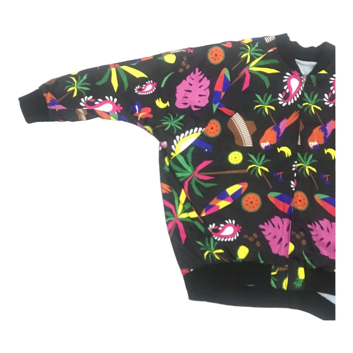 Japanese Brand Rodeo Crown Women Riversible Overprinted Multicolor Jacket Size L / US 10 / IT 46 - 4 Thumbnail