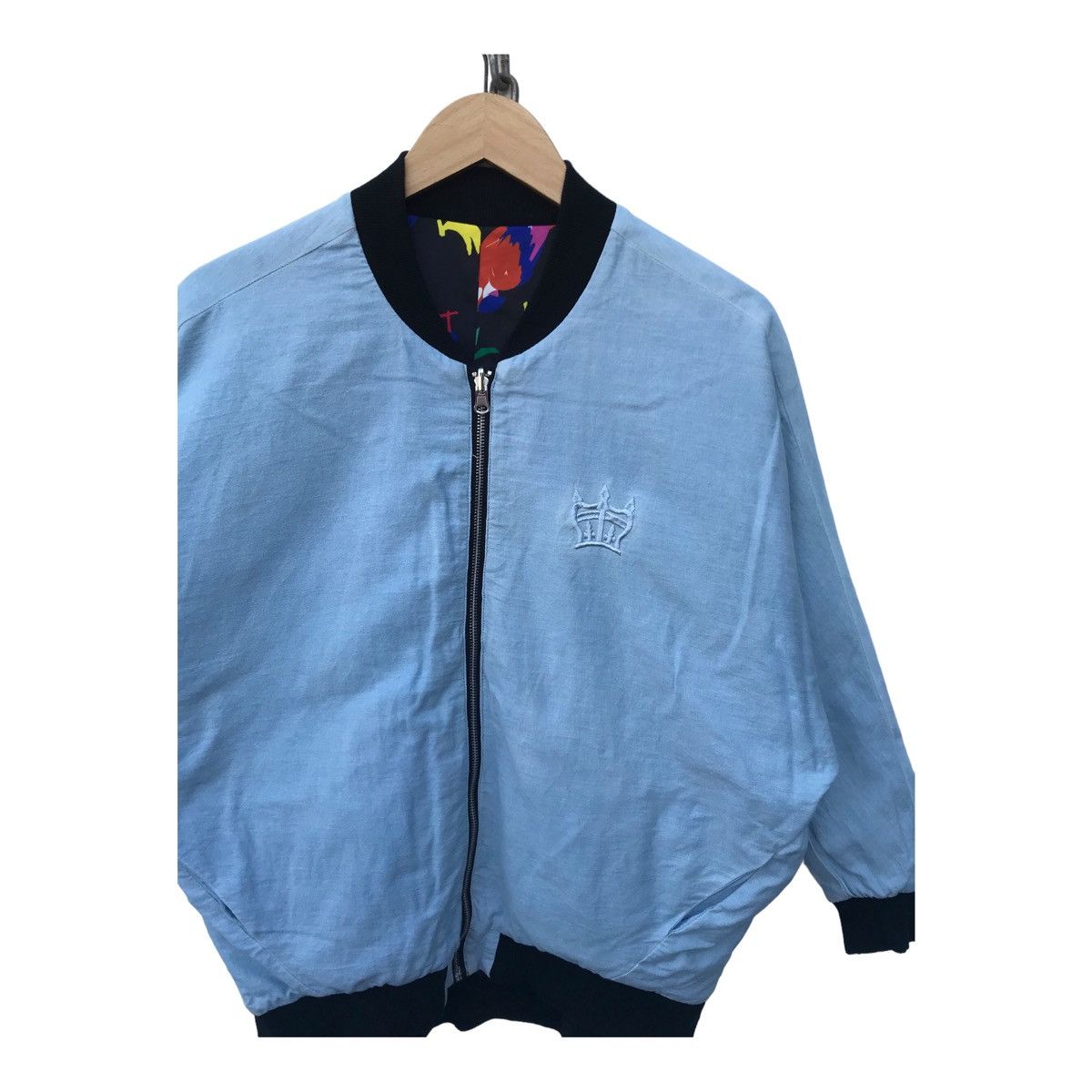 Japanese Brand Rodeo Crown Women Riversible Overprinted Multicolor Jacket Size L / US 10 / IT 46 - 12 Thumbnail