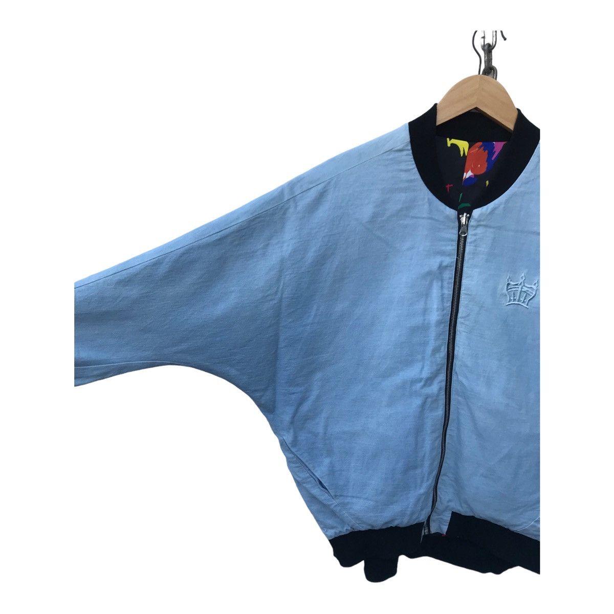 Japanese Brand Rodeo Crown Women Riversible Overprinted Multicolor Jacket Size L / US 10 / IT 46 - 15 Thumbnail