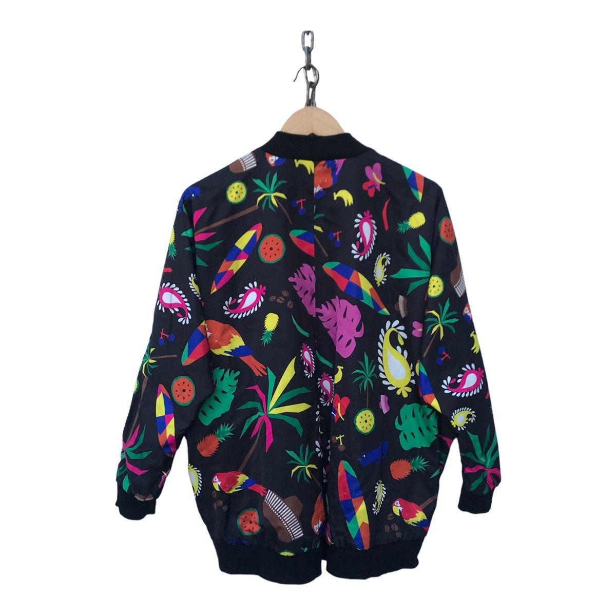 Japanese Brand Rodeo Crown Women Riversible Overprinted Multicolor Jacket Size L / US 10 / IT 46 - 7 Thumbnail