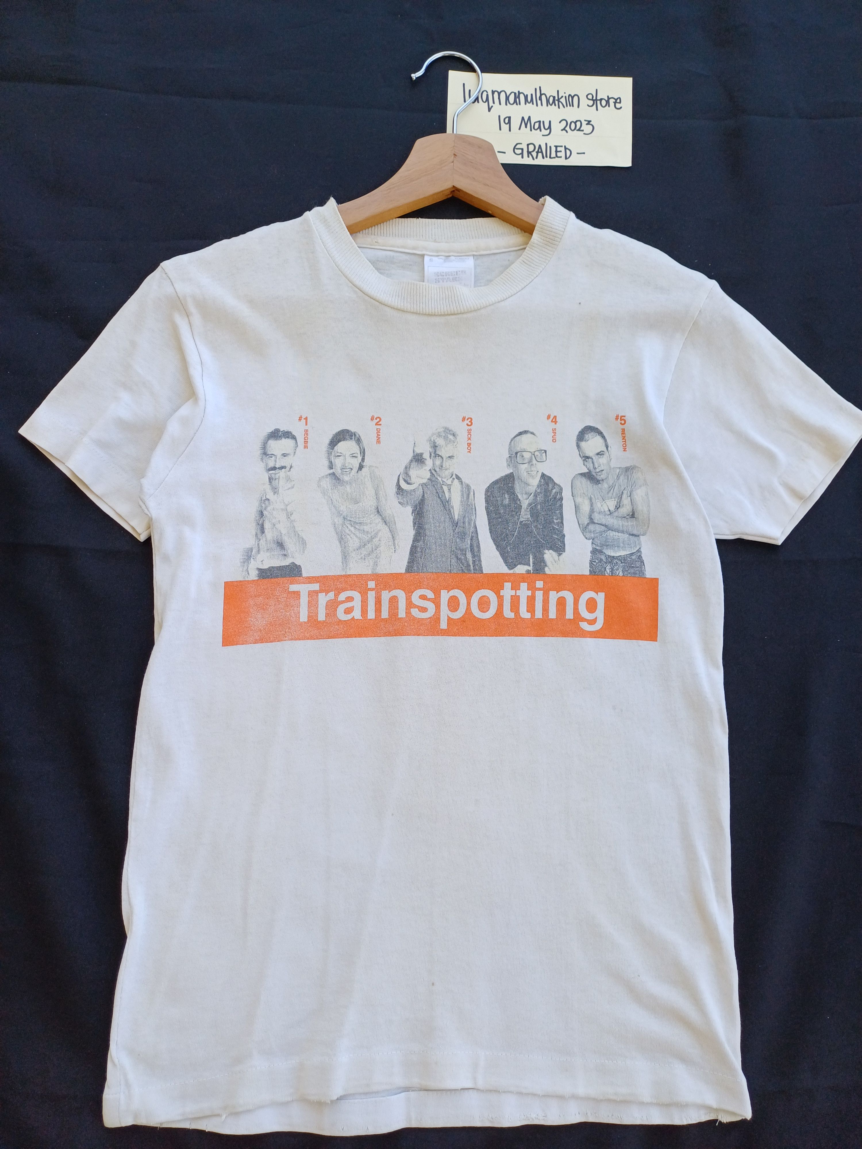 Vintage Vtg Trainspotting CastingPoster Comedy Movie Danny Boyle Tee Size US S / EU 44-46 / 1 - 4 Thumbnail