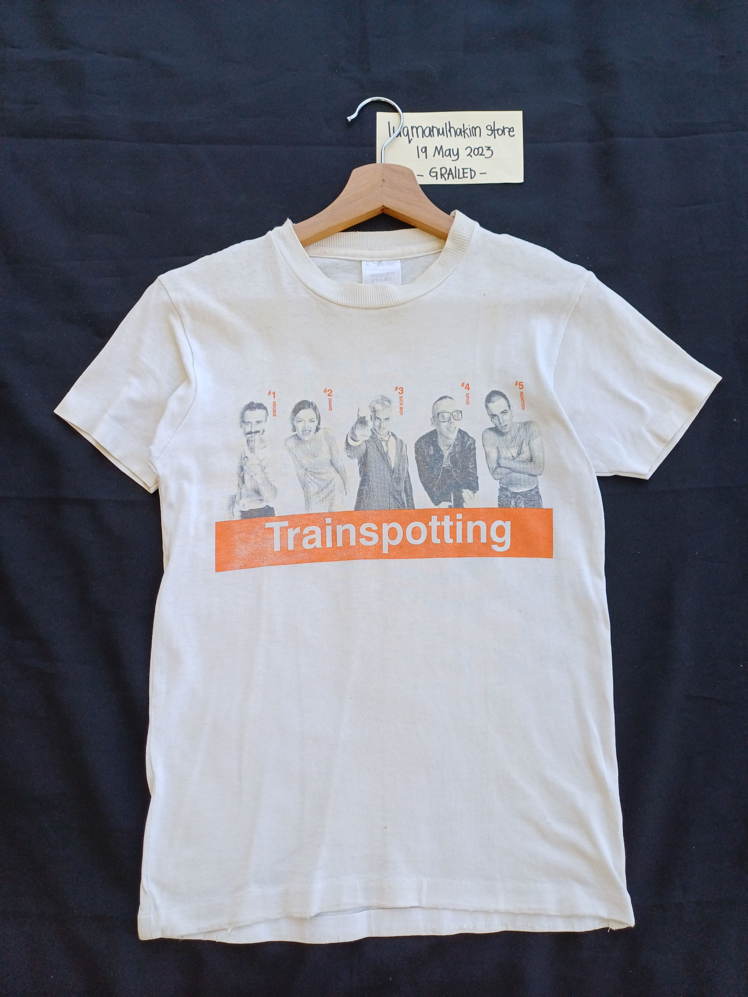 Vintage Vtg Trainspotting CastingPoster Comedy Movie Danny Boyle Tee Size US S / EU 44-46 / 1 - 1 Thumbnail