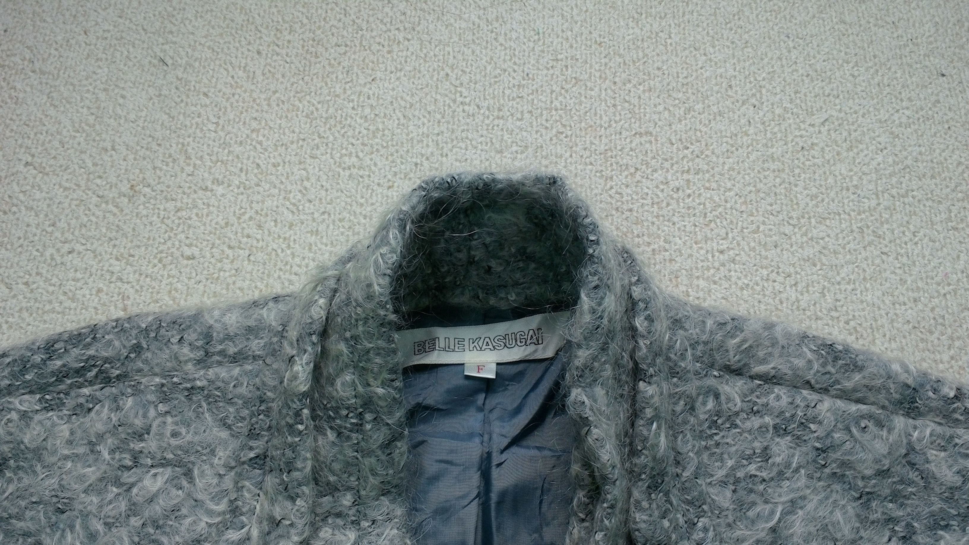 Japanese Brand Cardigan Knitwear Mohair Size L / US 10 / IT 46 - 2 Thumbnail