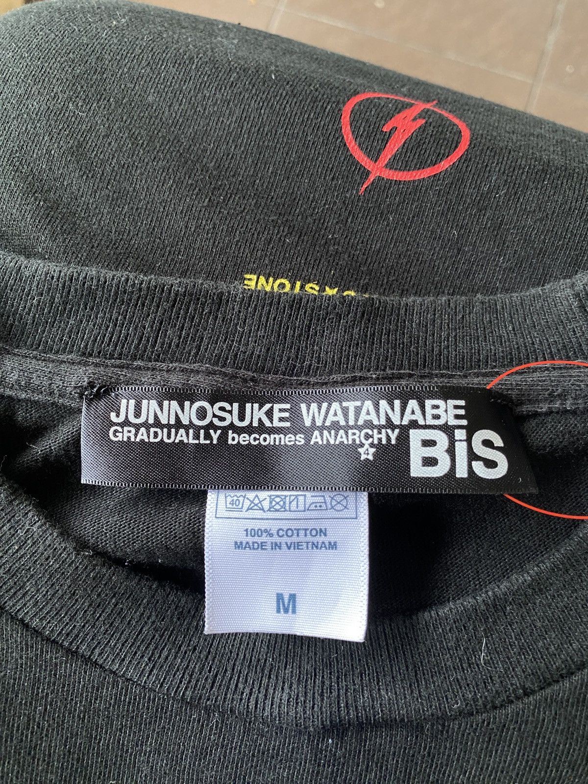 Japanese Brand JUNNOSUKE WATANABE BIS T SHIRT Size US M / EU 48-50 / 2 - 6 Thumbnail