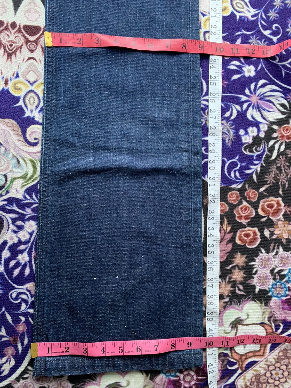 Japanese Brand Japanese Green Flare Denim Size US 27 - 13 Thumbnail