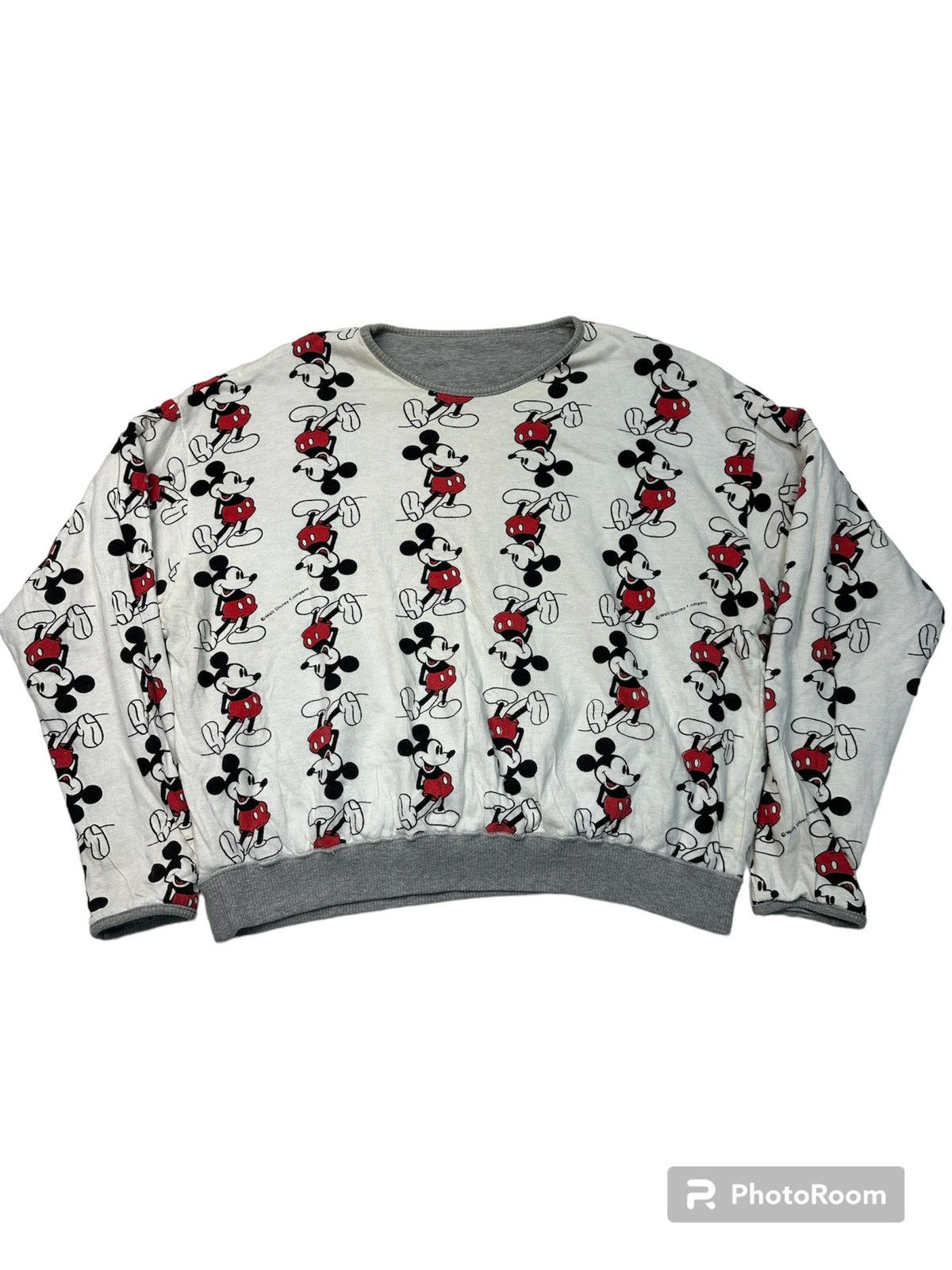 Cartoon Network Mickey reversible croptop oversize sweatshirt Size M / US 6-8 / IT 42-44 - 3 Thumbnail